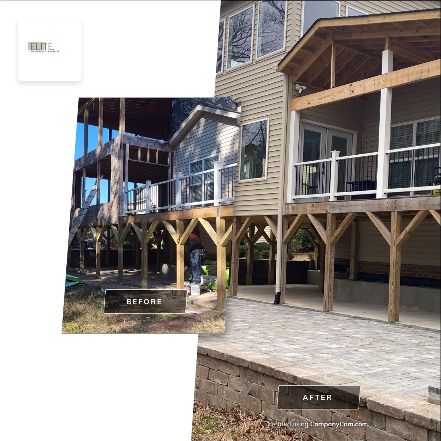 Project in Morrisville by Elite Remodeling and Design LLC