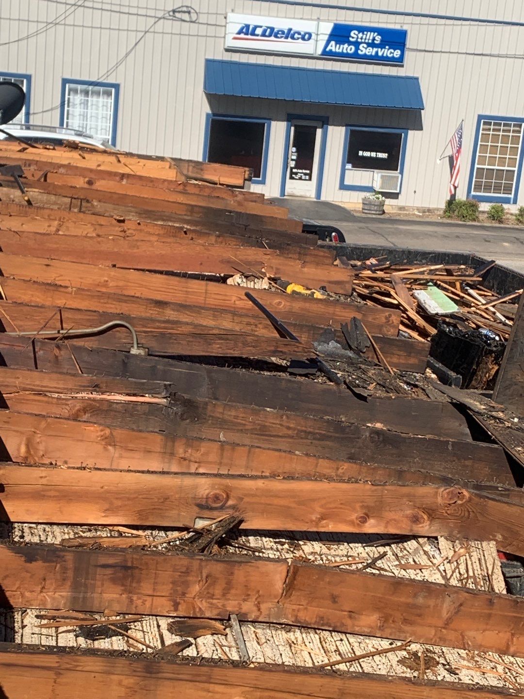 Store Building in Hope by Hostetler Roofing