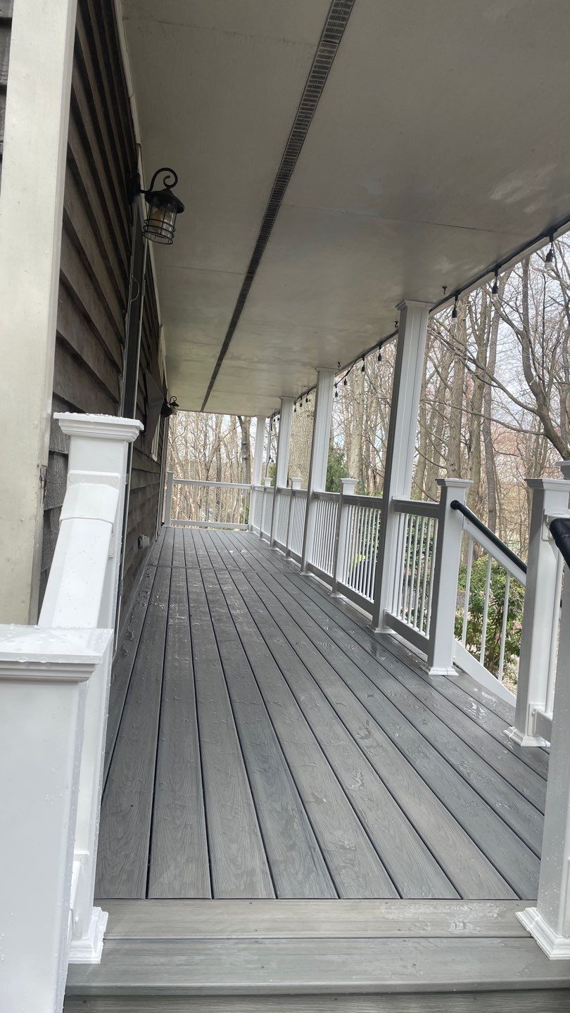 Porch Resurface in Clinton NJ by deck guardian