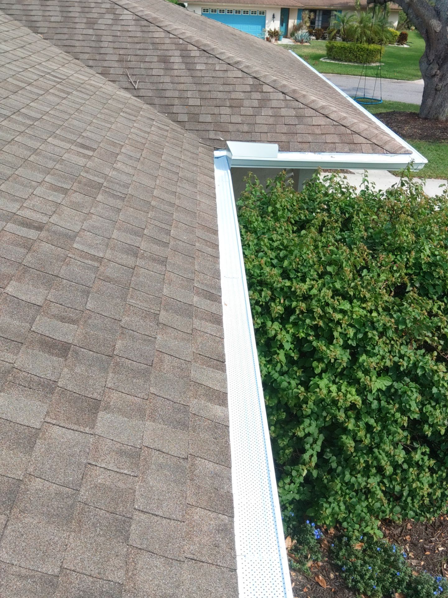 Leaf Guard System Installation in Sarasota FL by Gutter Professors