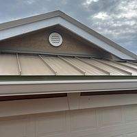 24ga 1.5" Mechanical Seam Sierra Tan by Total Roofing System The Metal Roof Experts