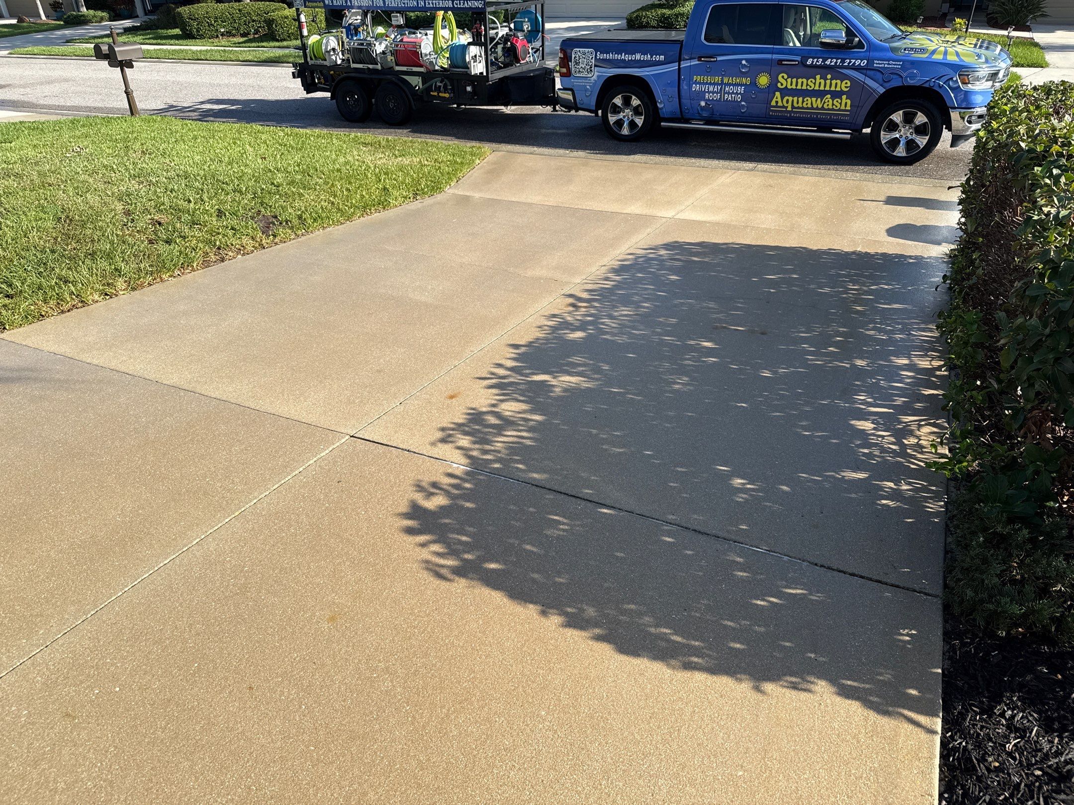 Pre-Sale Exterior Cleaning – Forest Creek Community, Parrish, FL by Sunshine AquaWash
