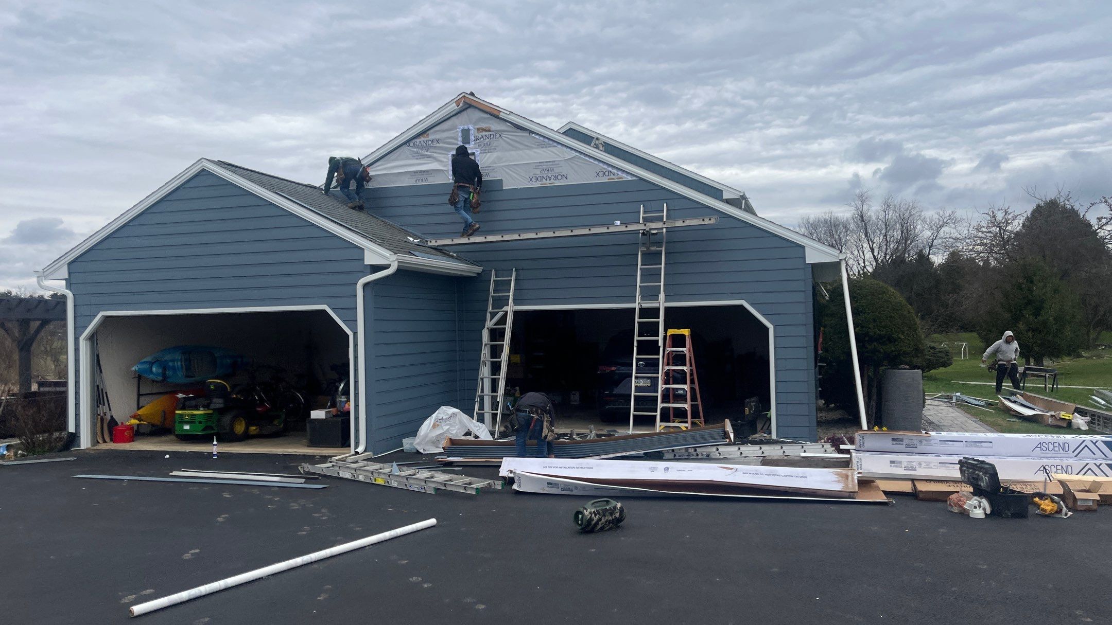 siding gutters soffit fascia shutters capping  from sales to installation by Aspen Home Improvements