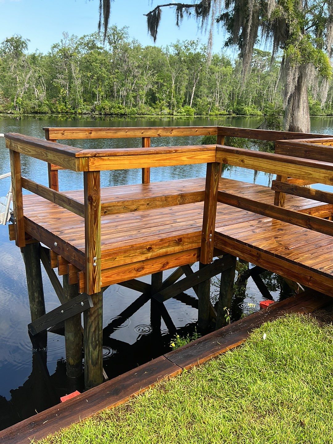 Dock using Wood Sealant by DuraSeal