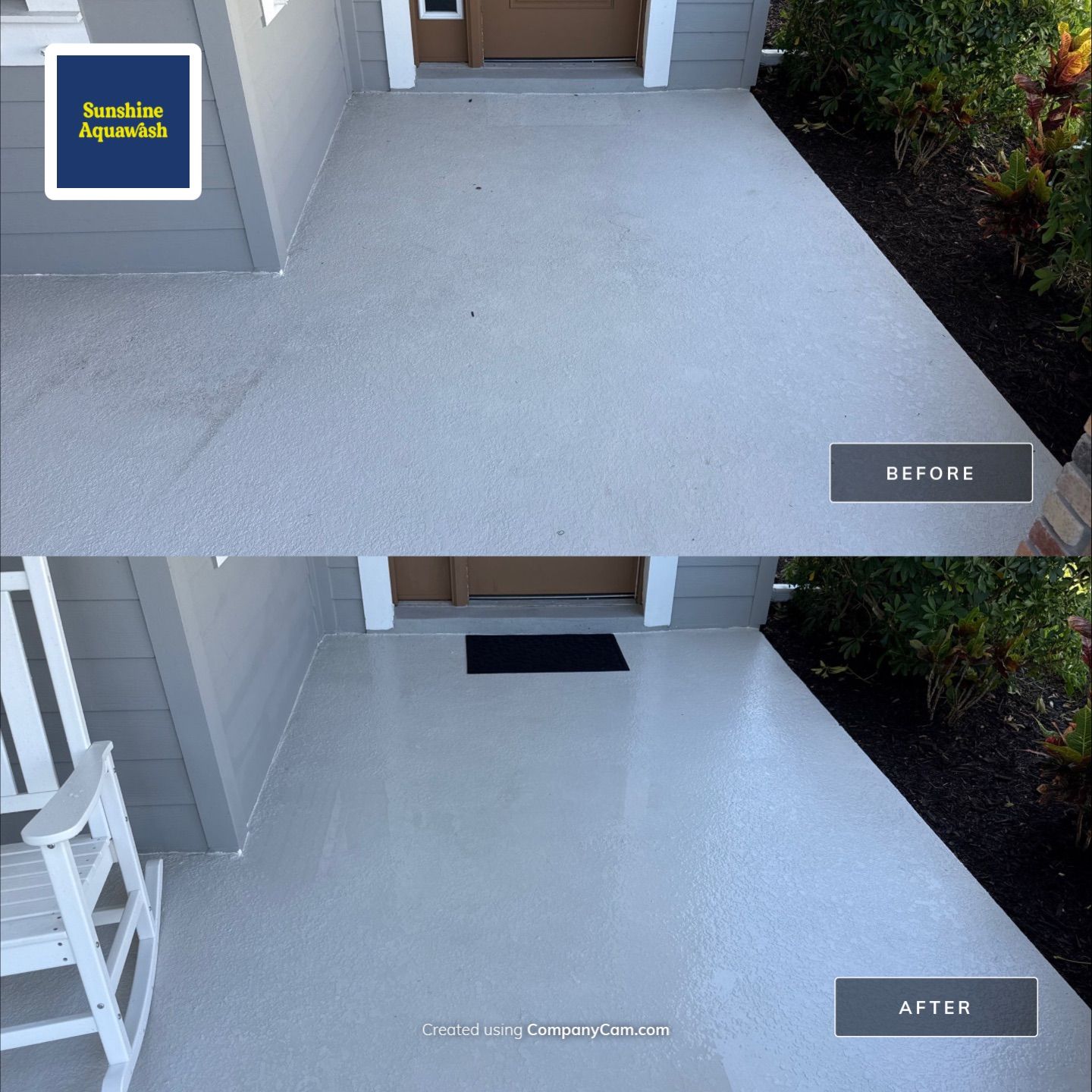Concrete Driveway & Sidewalk Cleaning — Canoe Creek Community, Parrish, FL by Sunshine AquaWash
