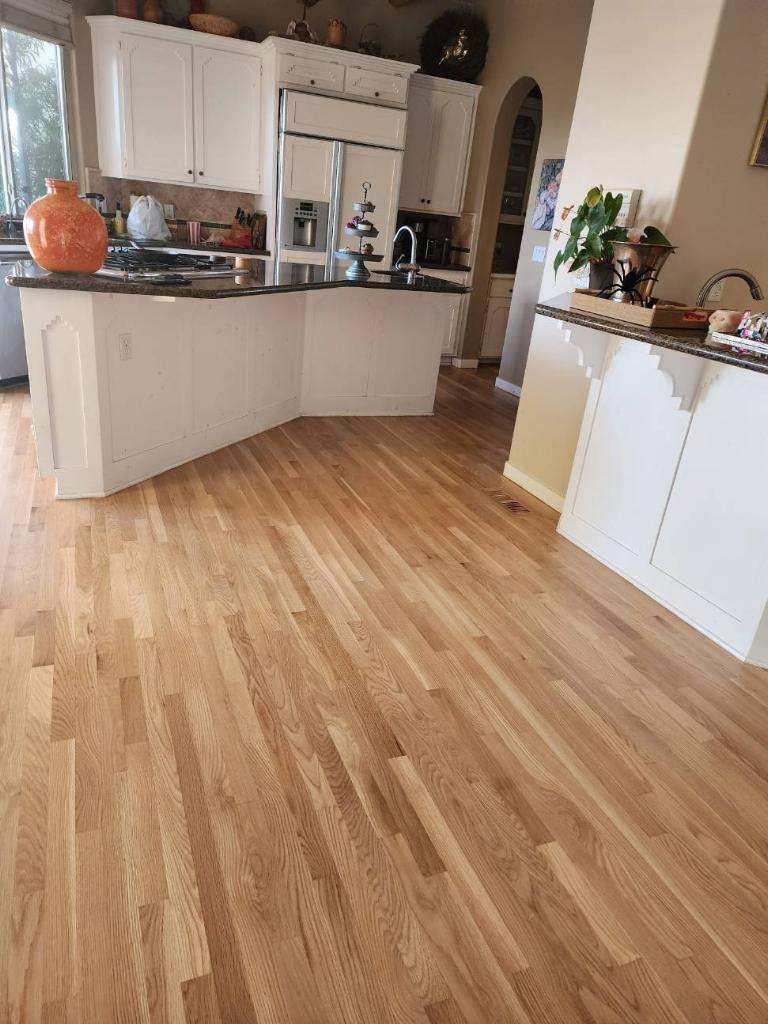 Red Oak Finish and Restore by Footprints Floors South Sacramento
