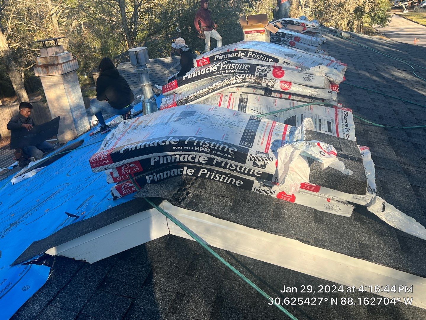 Roof replacement by American Roofing & Construction LLC