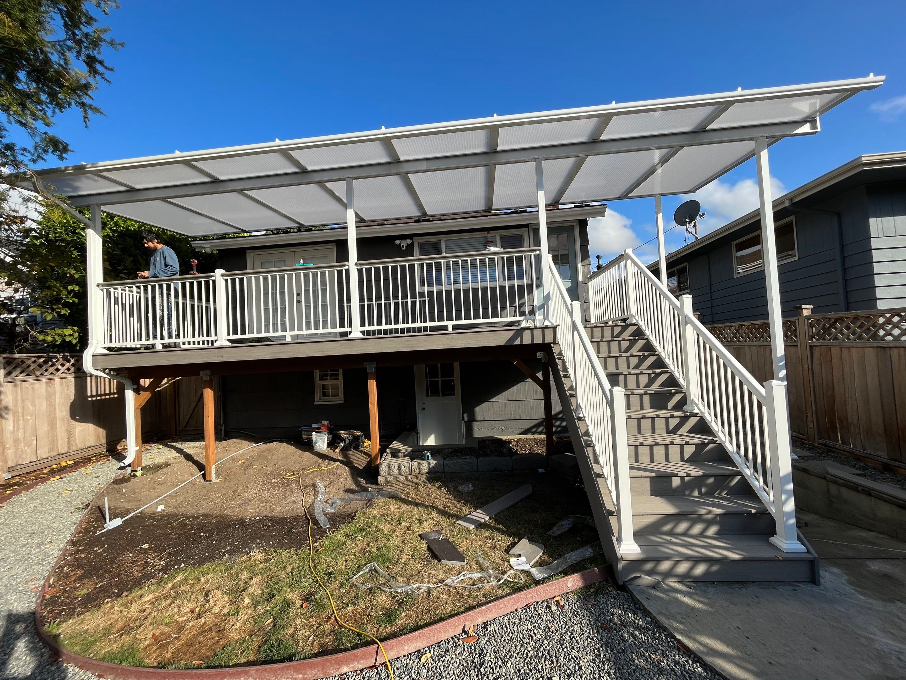 Azek Coastline Deck by Alki deck builders 