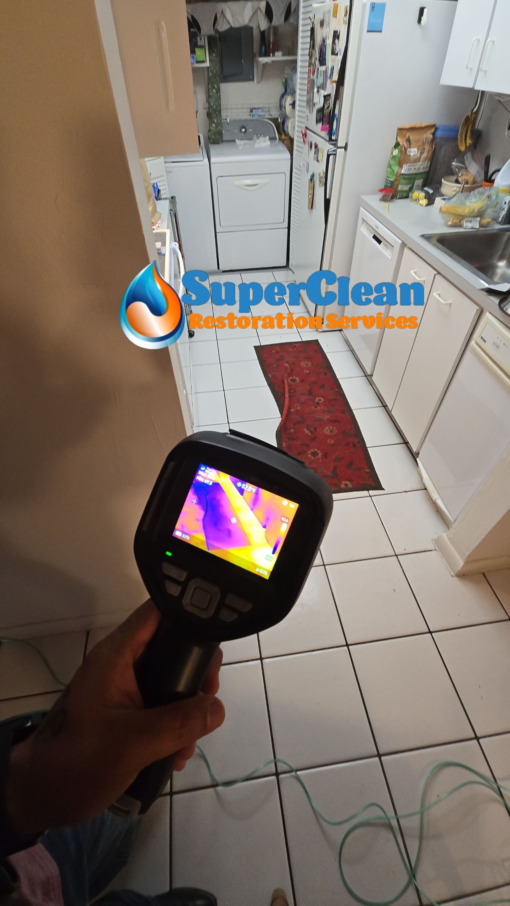 Water Damage Restoration and Thermal Moisture Detection in Miami by SuperClean