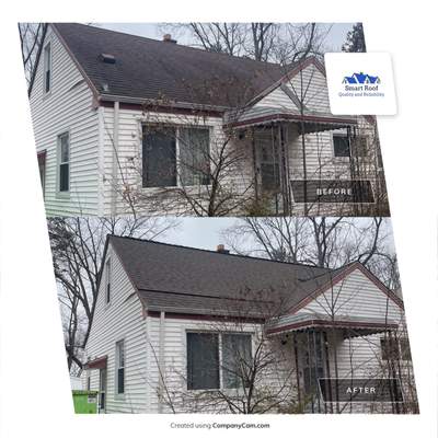 Roof Replacement  using Replace Shingles on Residential roof 