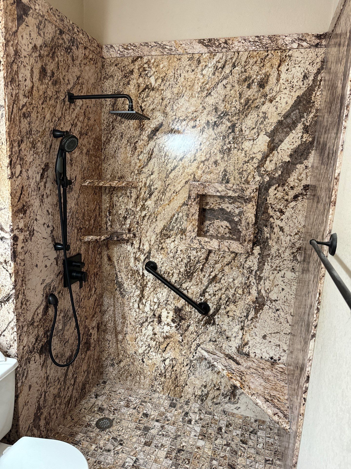 Tub to Walk-in Shower in Buda by Lane Lauritsen - The Hill Country, Texas