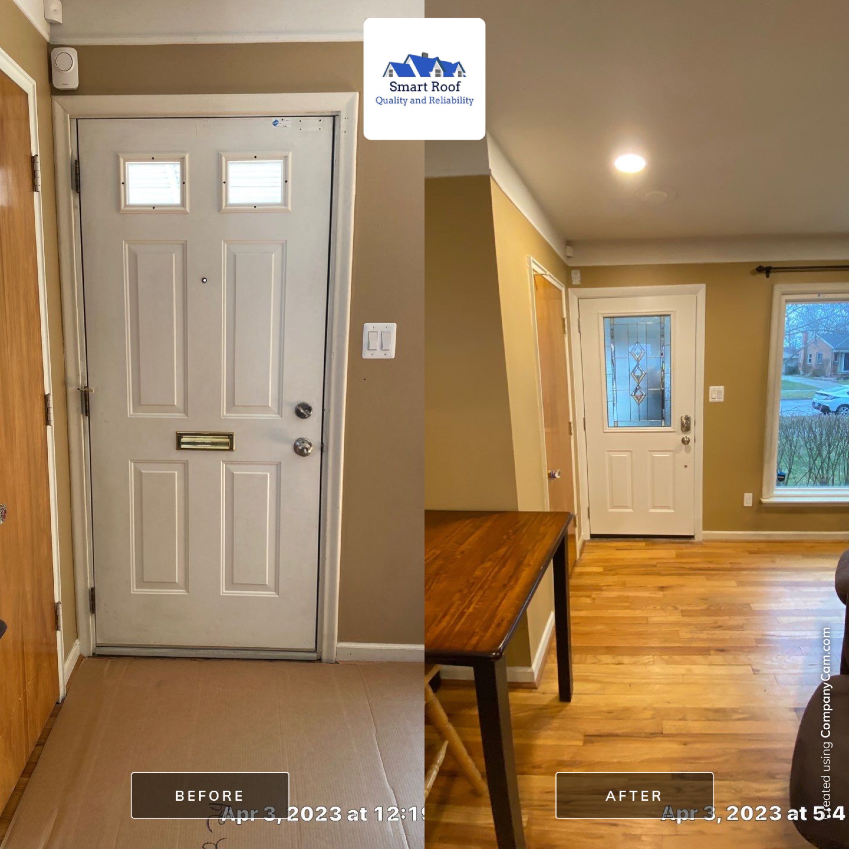 Entry Door using Replace Exterior Door by Smart Roof