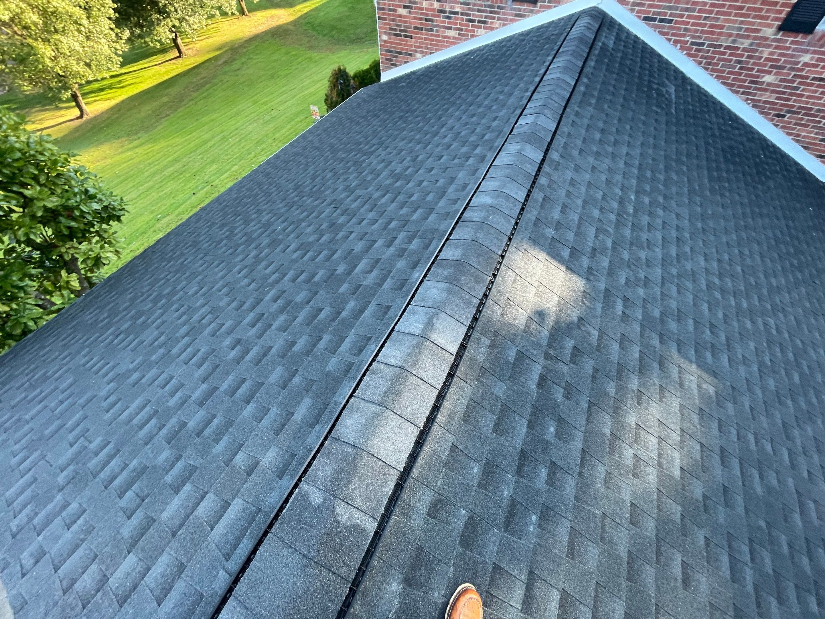 Residential Roofing Installation using GAF Timberline HDZ, Black by Rainstoppers Roofing