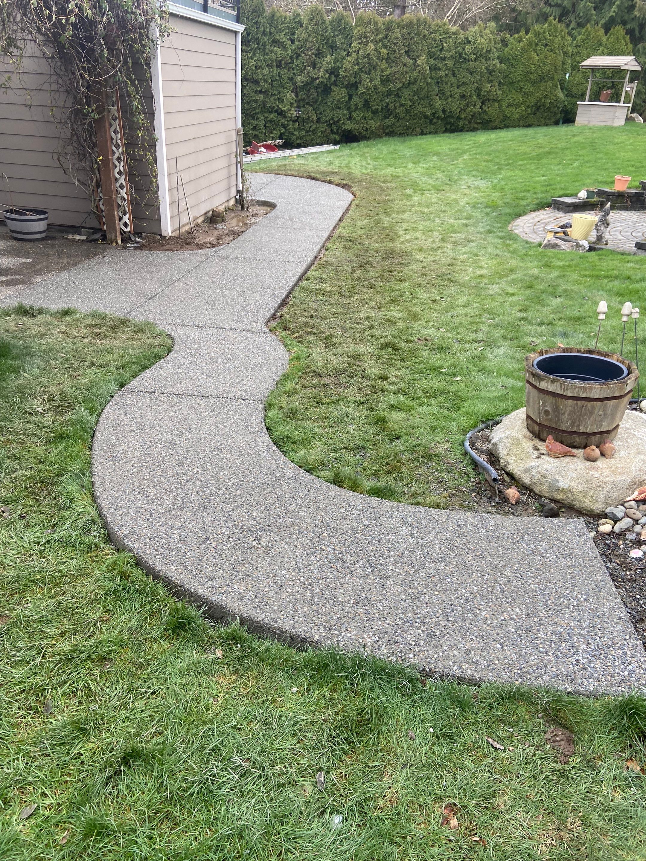 Wayne | Concrete patio & Walkway by Jireh Asphalt & Concrete Inc 