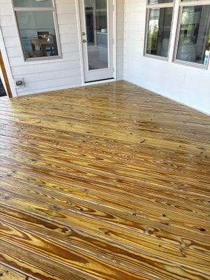 Wood Deck using Wood Sealant