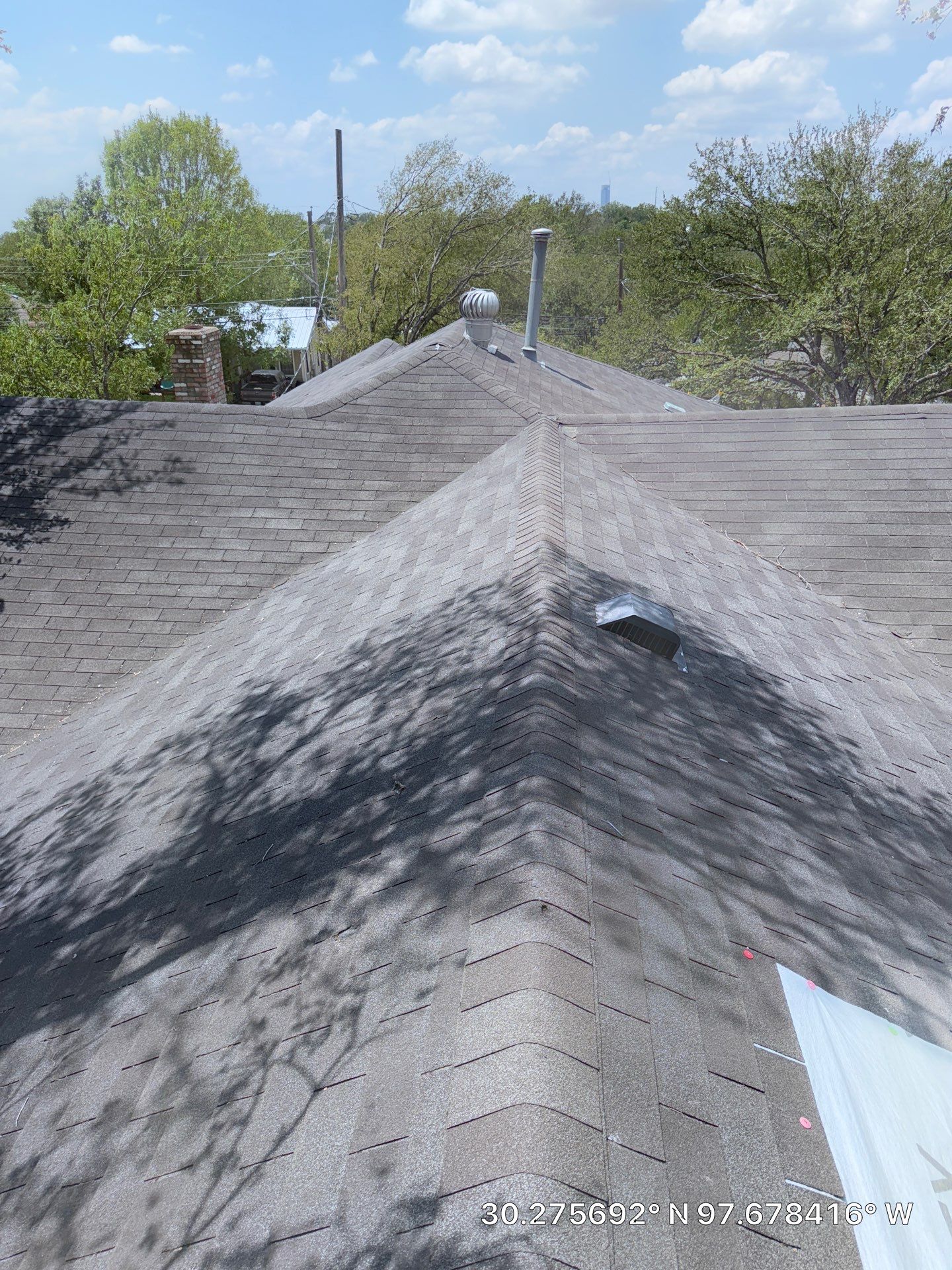Residential Roof Replacement using GAF - HDZ - Weathered Wood by Action Exteriors Austin