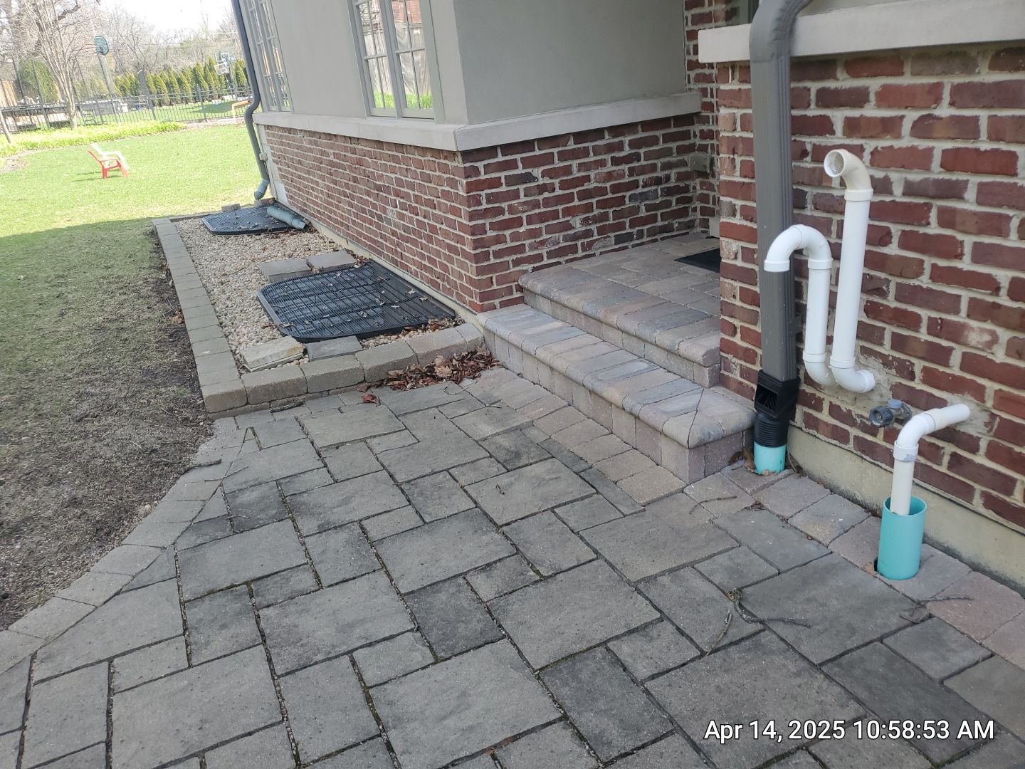 bluestone using Algaecide, soft wash soap by Northern Power Washing LLC.