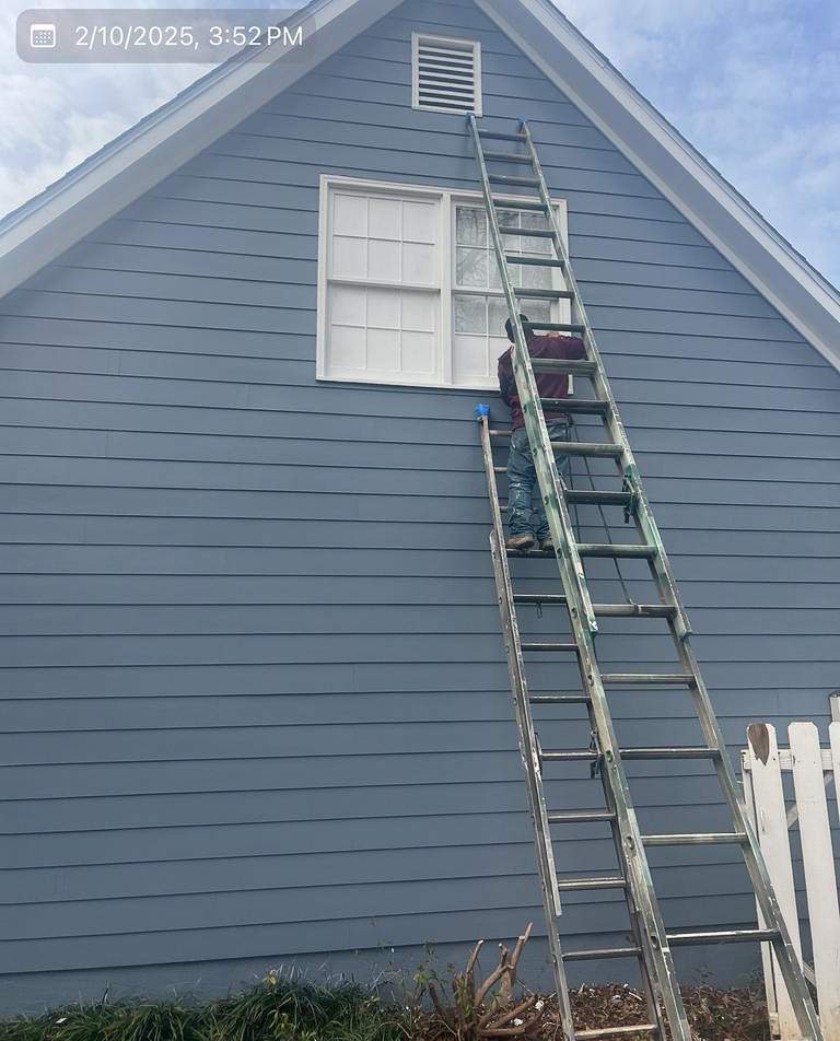 Marietta, GA Siding Replacement, Exterior Paint, Gutter Replacement, and Chimney Cap Installation by Nelson Exteriors 