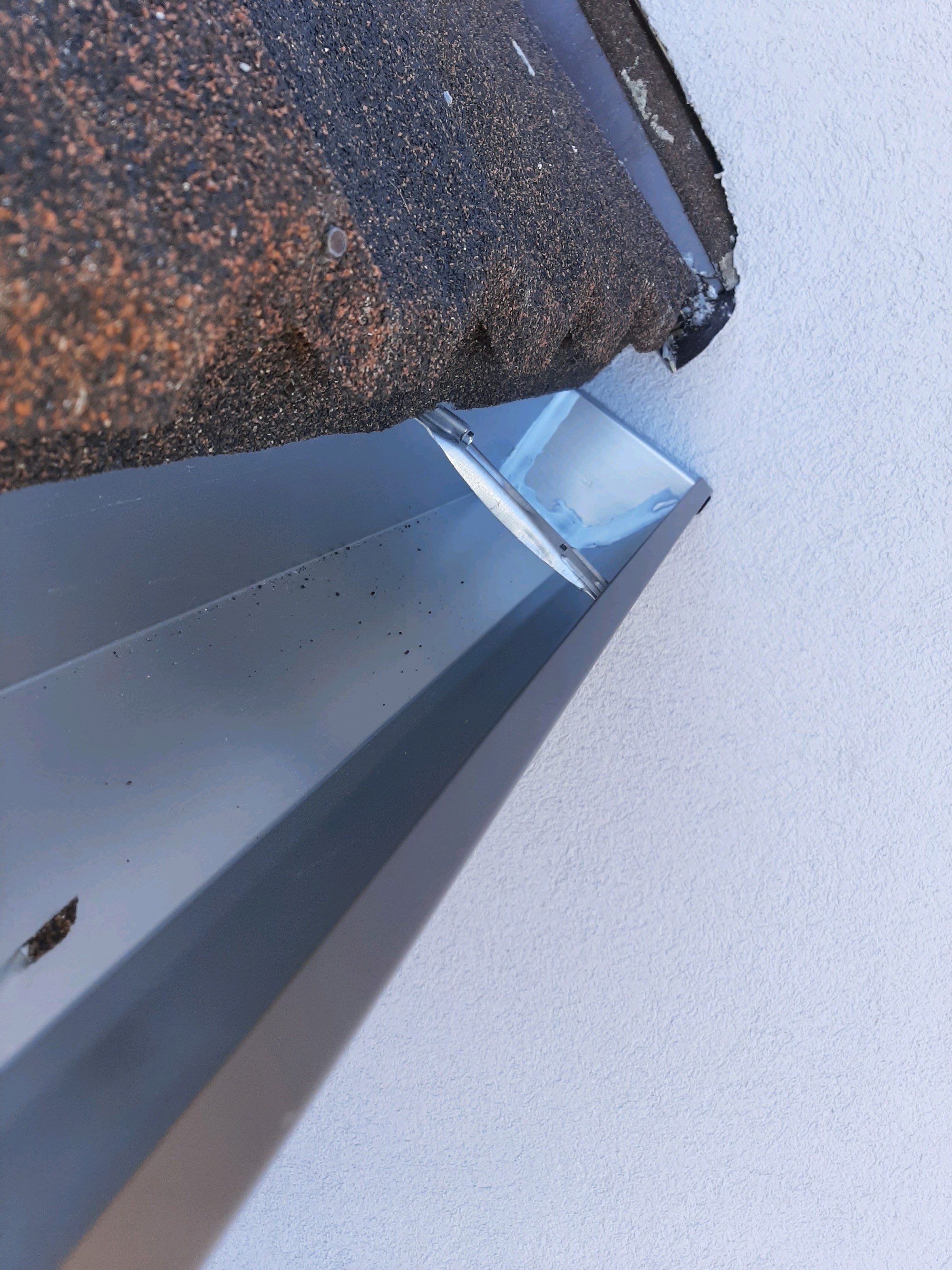Gutter Installation using Royal Brown K-Style Gutters by Gutter Professors