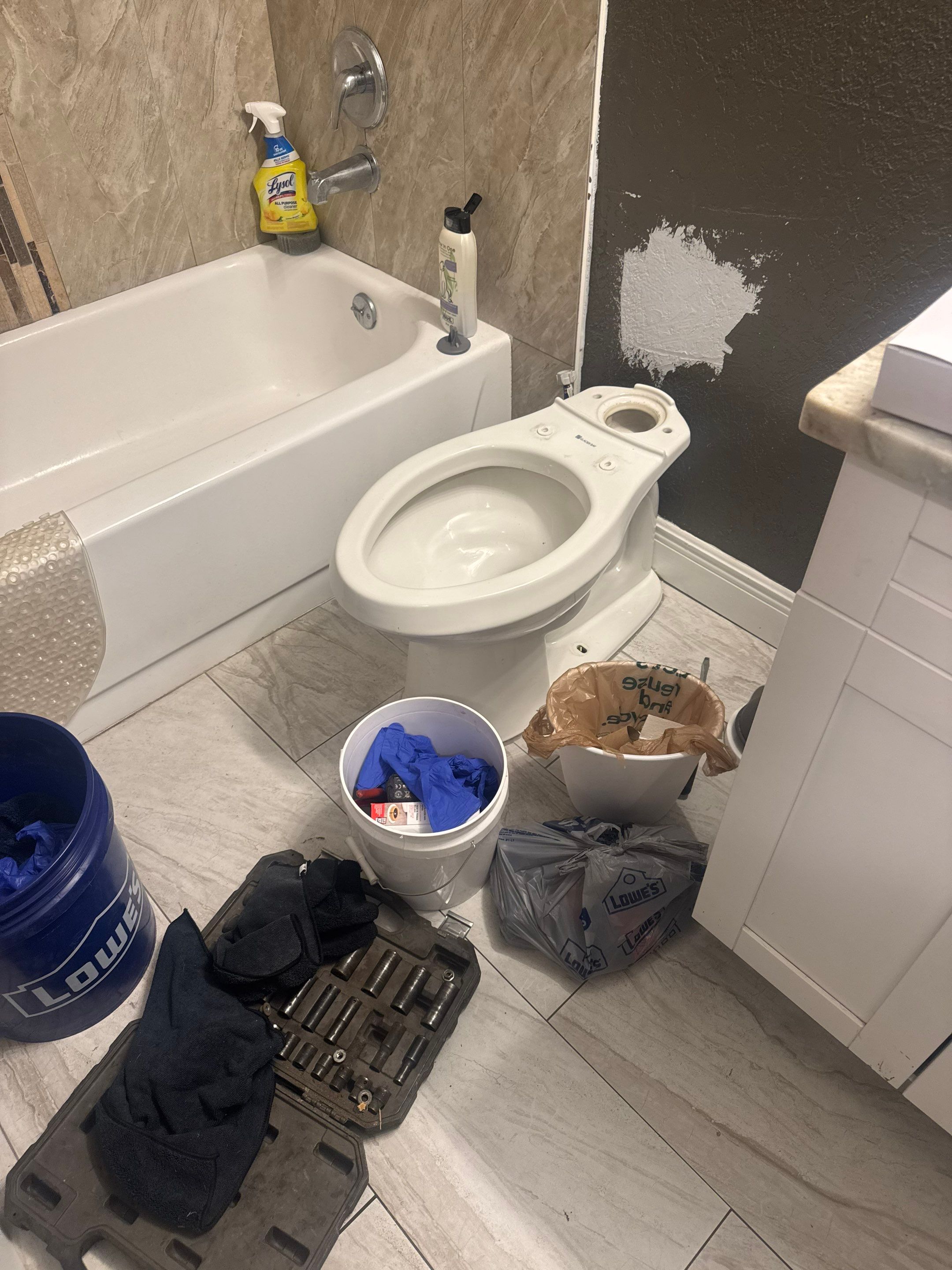 Toilet Replacement using Customer-Supplied Toilet by B&L LABOR SERVICES LLC