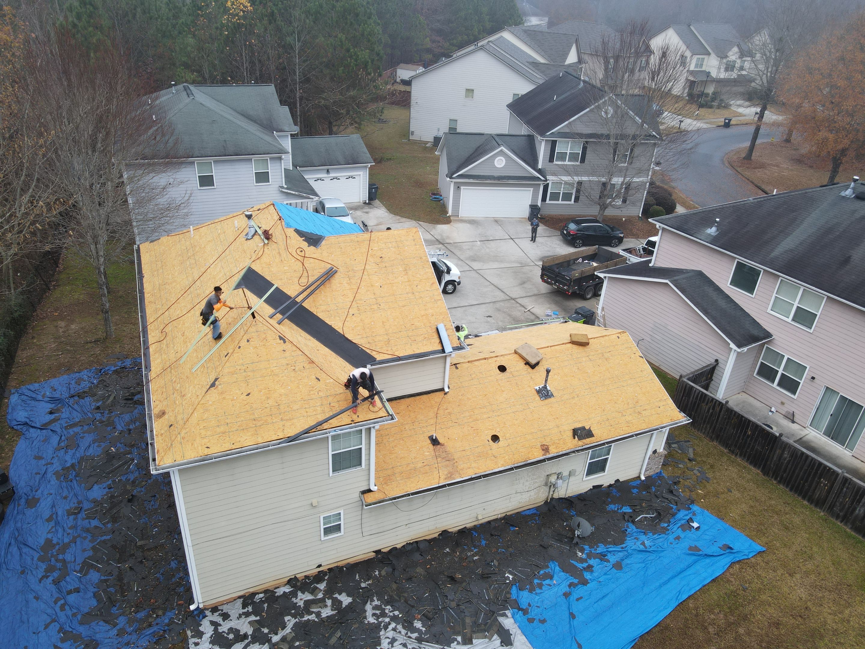 Residential Roofing Installation using Owens Corning by Inspector Roofing and Restoration
