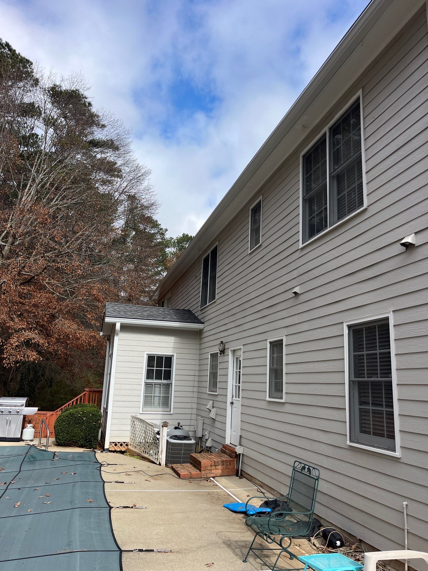 Gutter Replacement with  6" Aluminum Gutters in Marietta, GA by Nelson Exteriors 