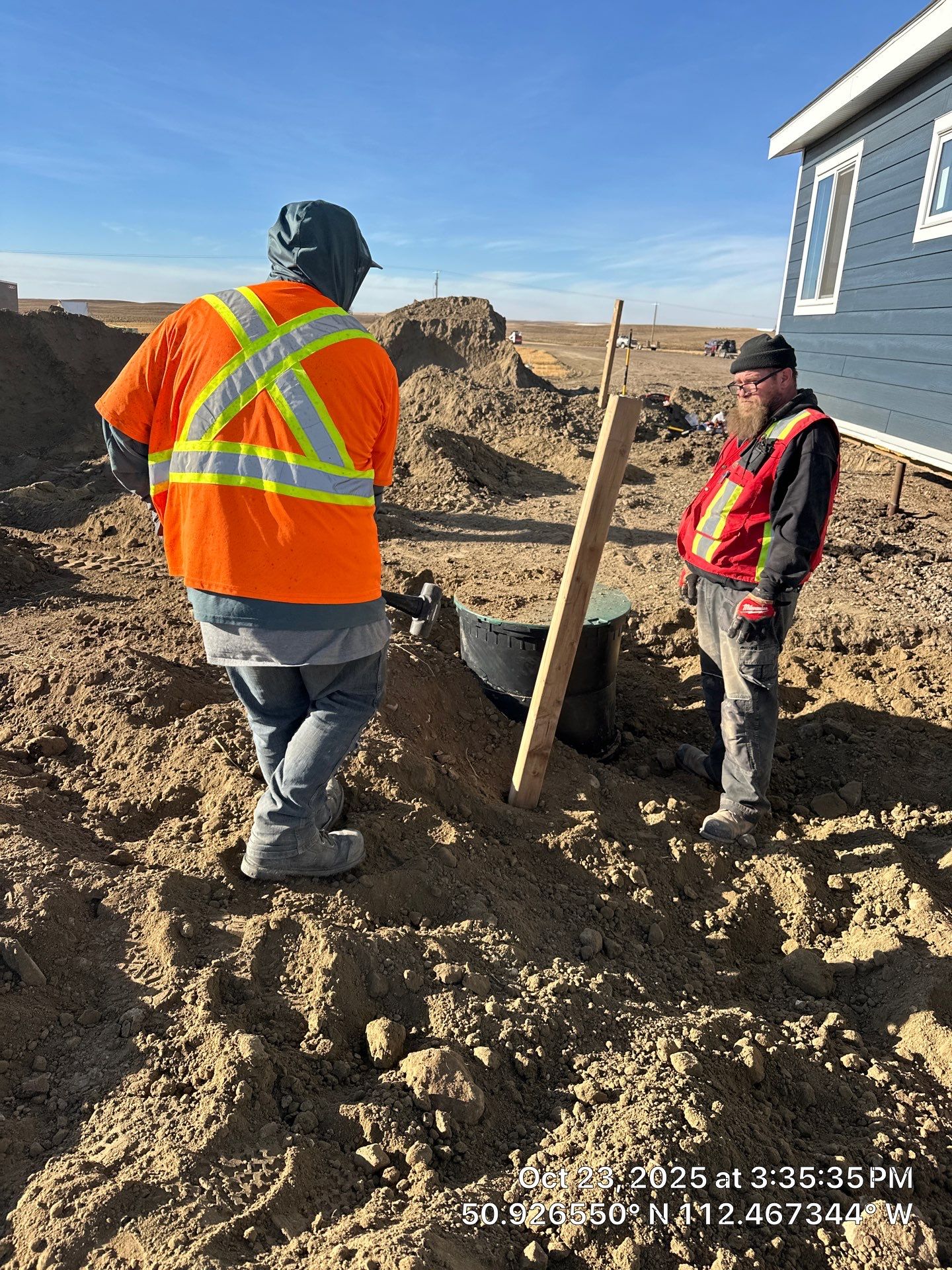 Full Septic System Installation With Polyethylene Tanks In Alberta by Septic Medic Inc.