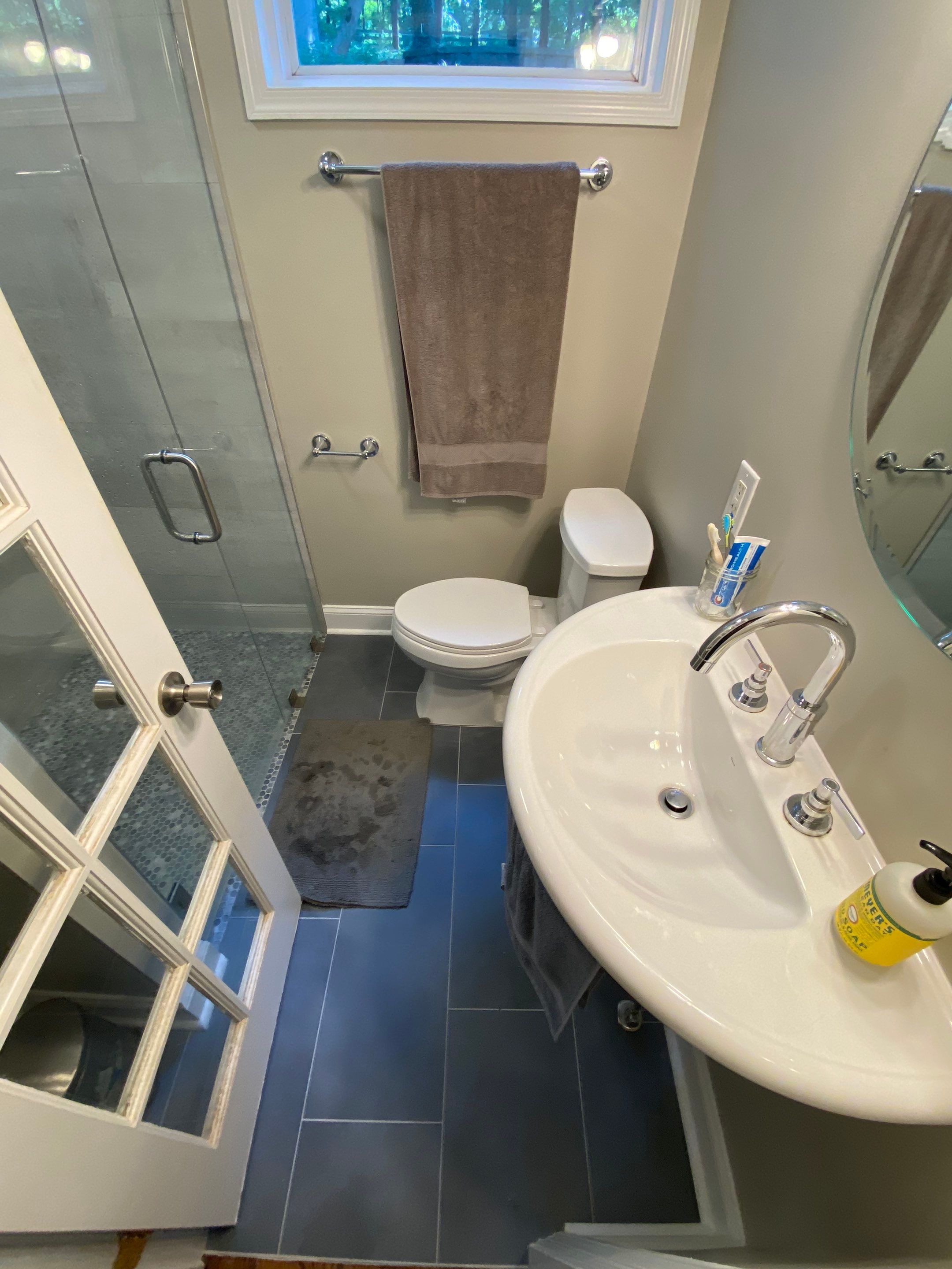 Decatur Bathroom Renovation Featuring Walk-In Shower and Tile Upgrades by Swift Home Renovations