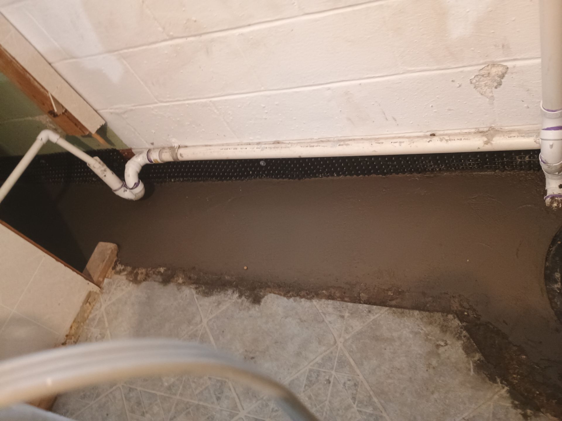 Drain Tile & a Sump Pump for our Property Management Partner by Waterproofing Northeast