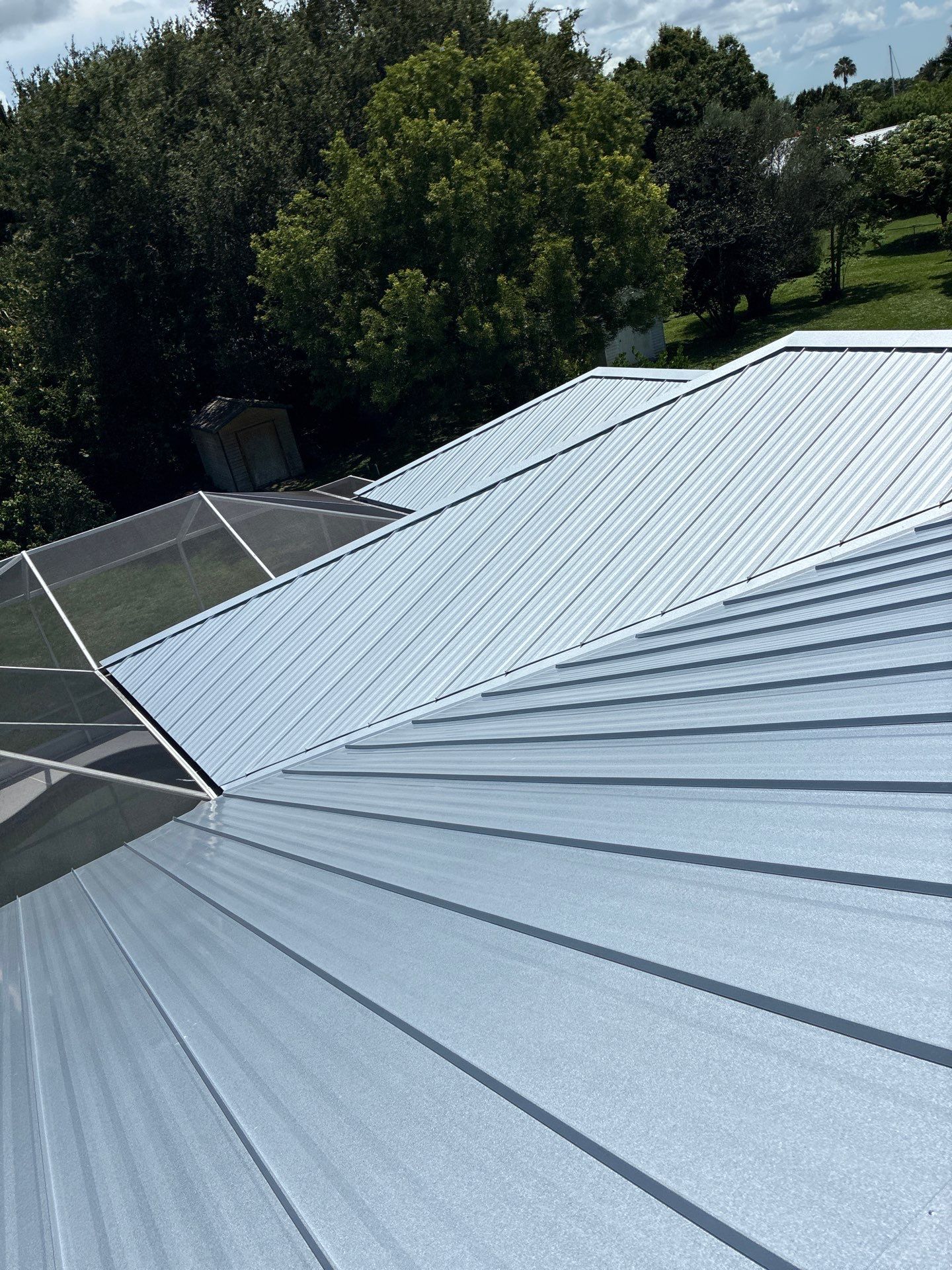 24ga 1" Nail-Strip Mill Finish by Total Roofing System The Metal Roof Experts