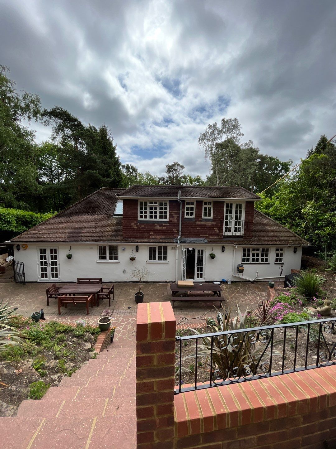 Roof Clean  - Moss Removal - Gutter Clean using Honda 15lpm Low Pressure Washing Machine by Ges Exterior Cleaning ltd