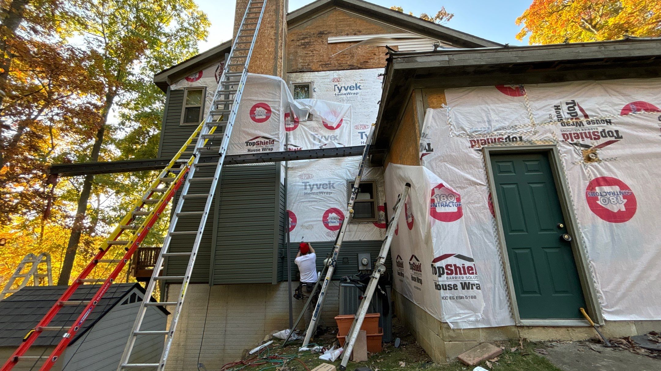 Siding Replacement using Alside Odyssey D4" by 180 Contractors