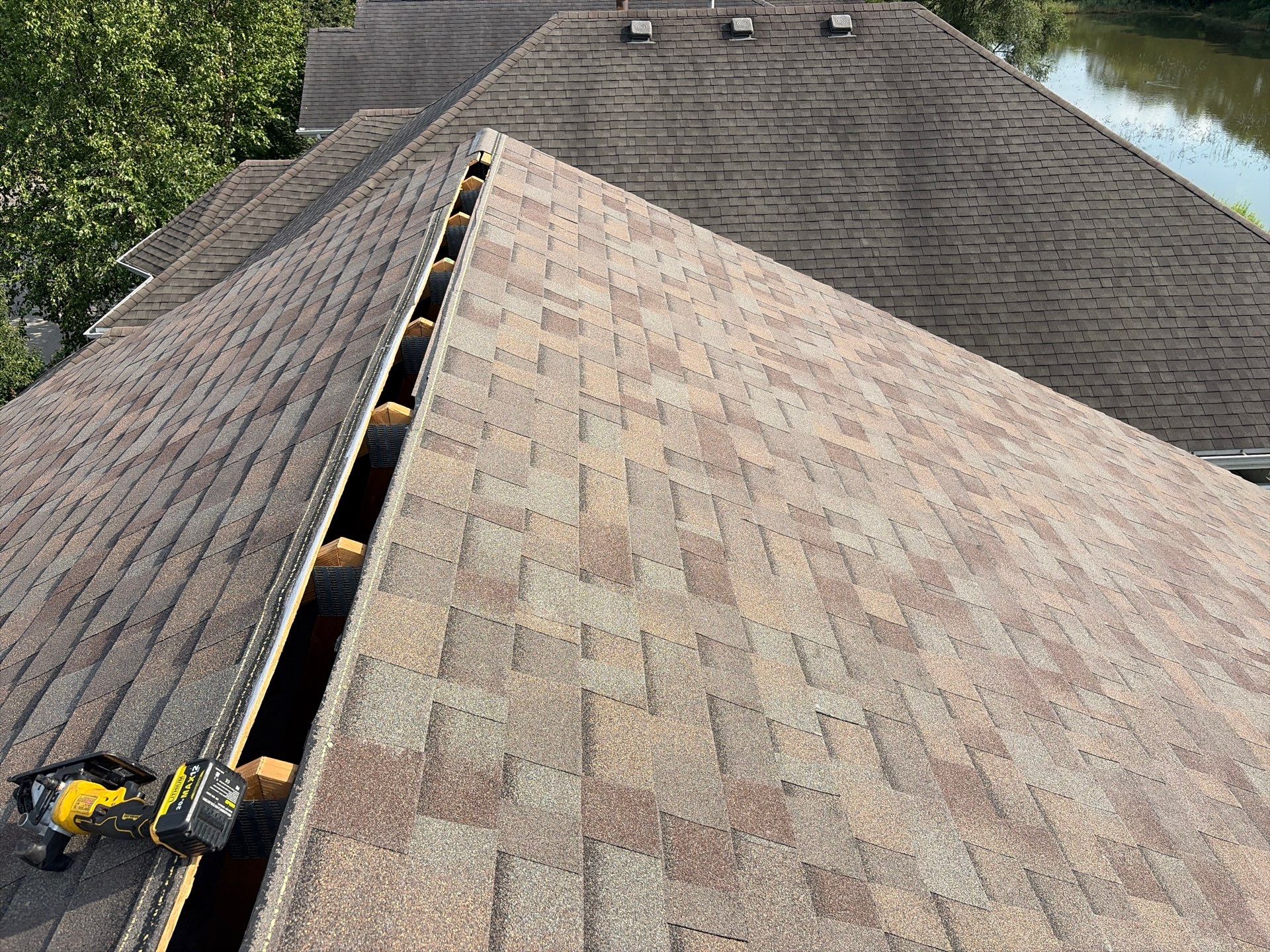 Architectural Asphalt Shingle Roof Replacement in Lisle by Pro Home Services Inc