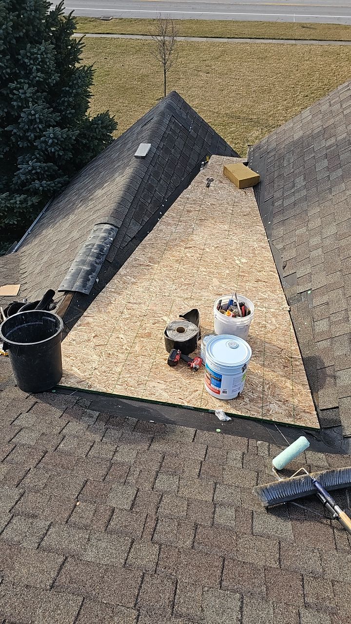 Partial re roof back slope only- Owens Corning Oakridge Driftwood by Nitro Roofing and Construction