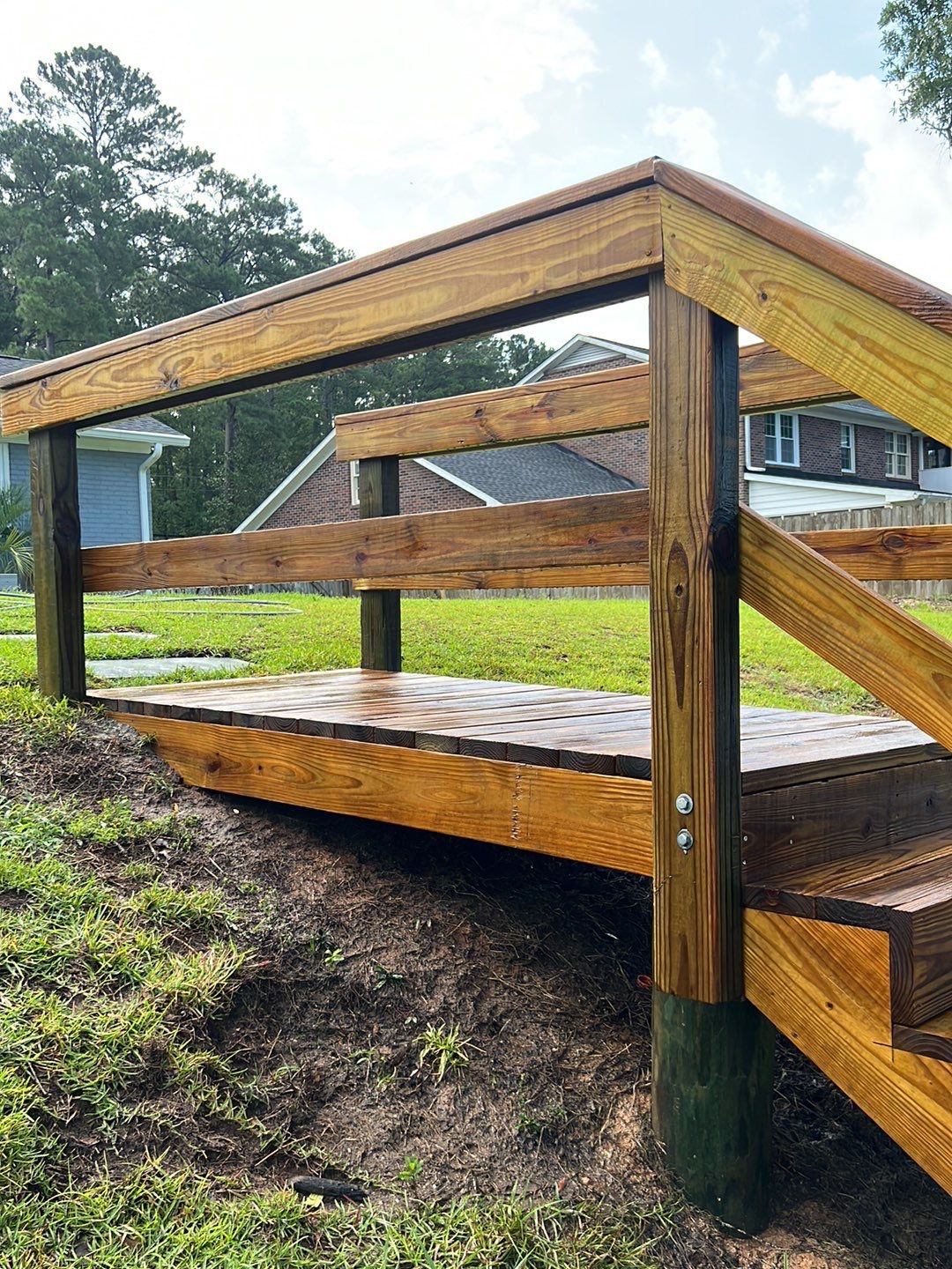 Dock using Wood Sealant by DuraSeal