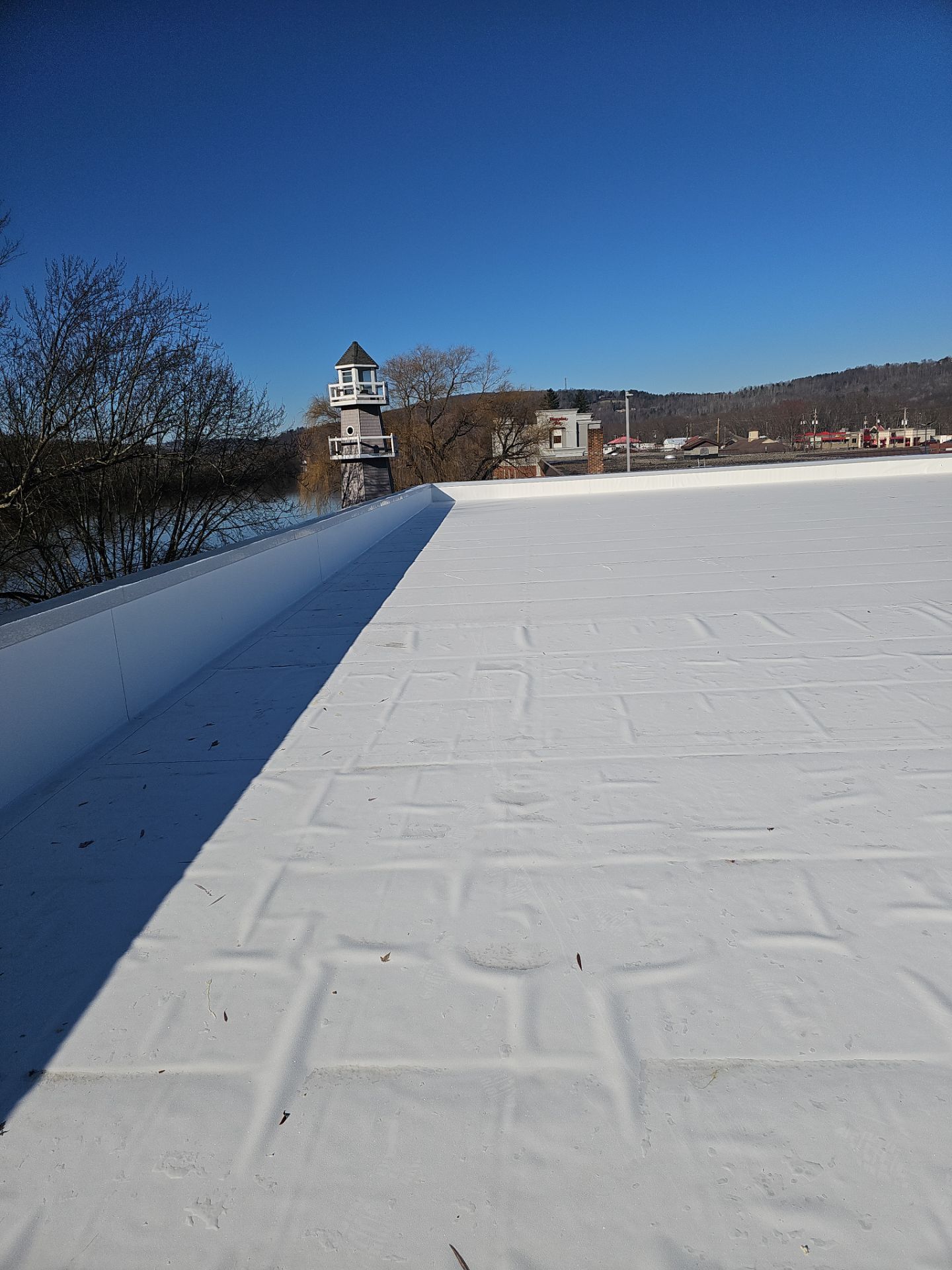 Commercial Roofing Installation using Insulated roof and wall panels by Nitro Roofing and Construction