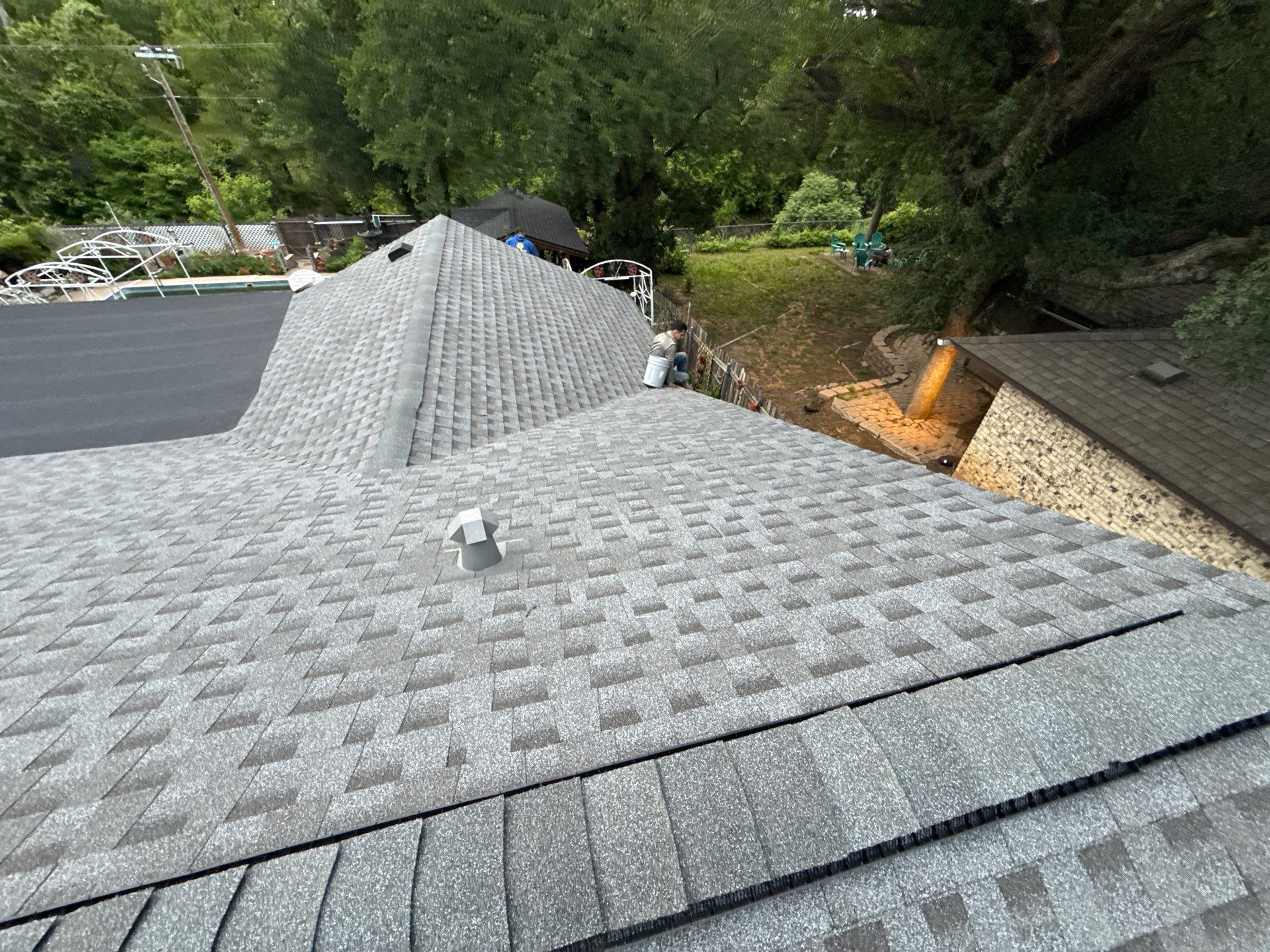 GAF Timberline HDZ - Pewter Gray  by Top Sun Roofing
