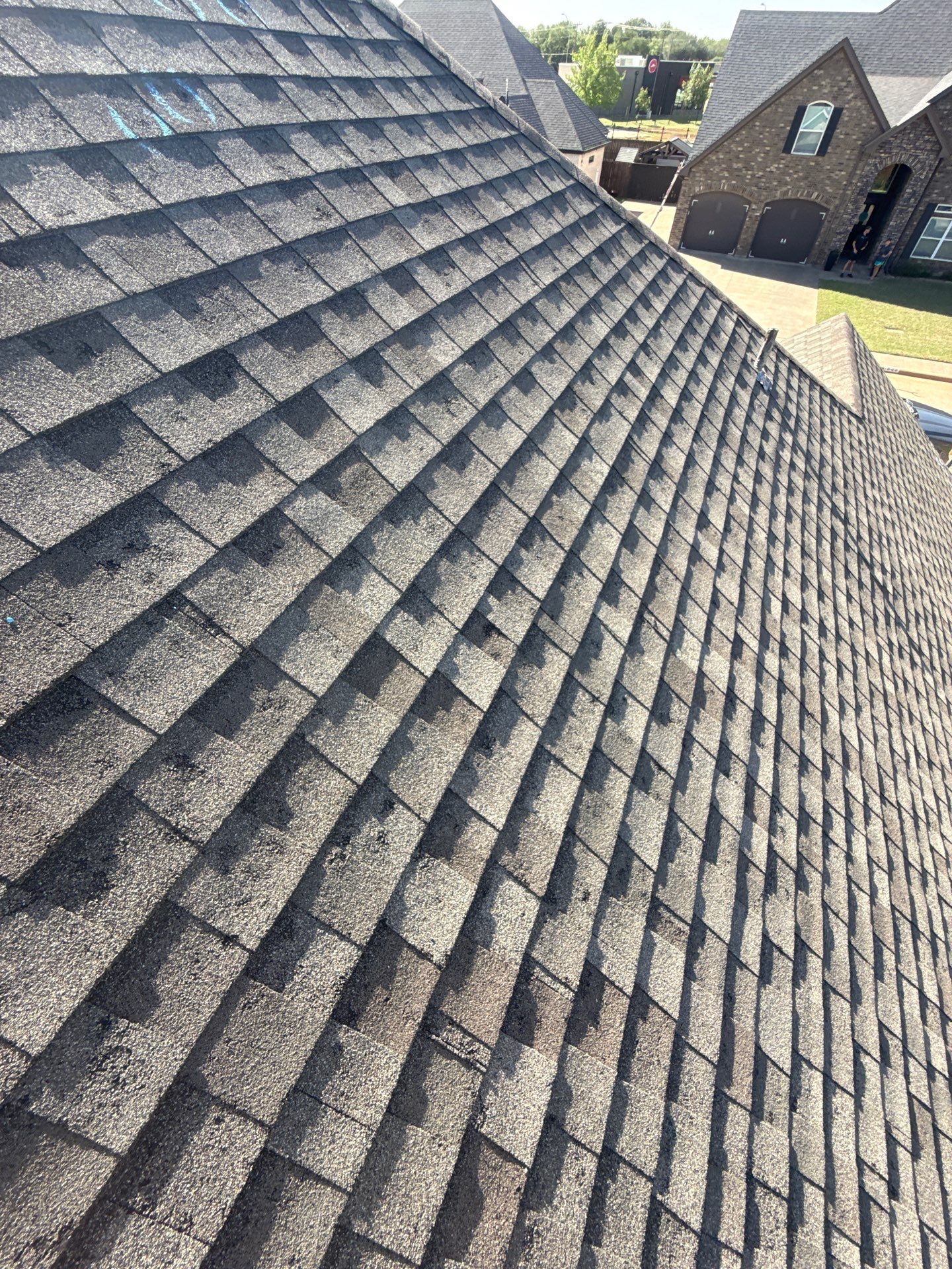 Burkburnett Roof Replacement Featuring Owens Corning Onyx Black Shingles by Shearman Roofing & Construction