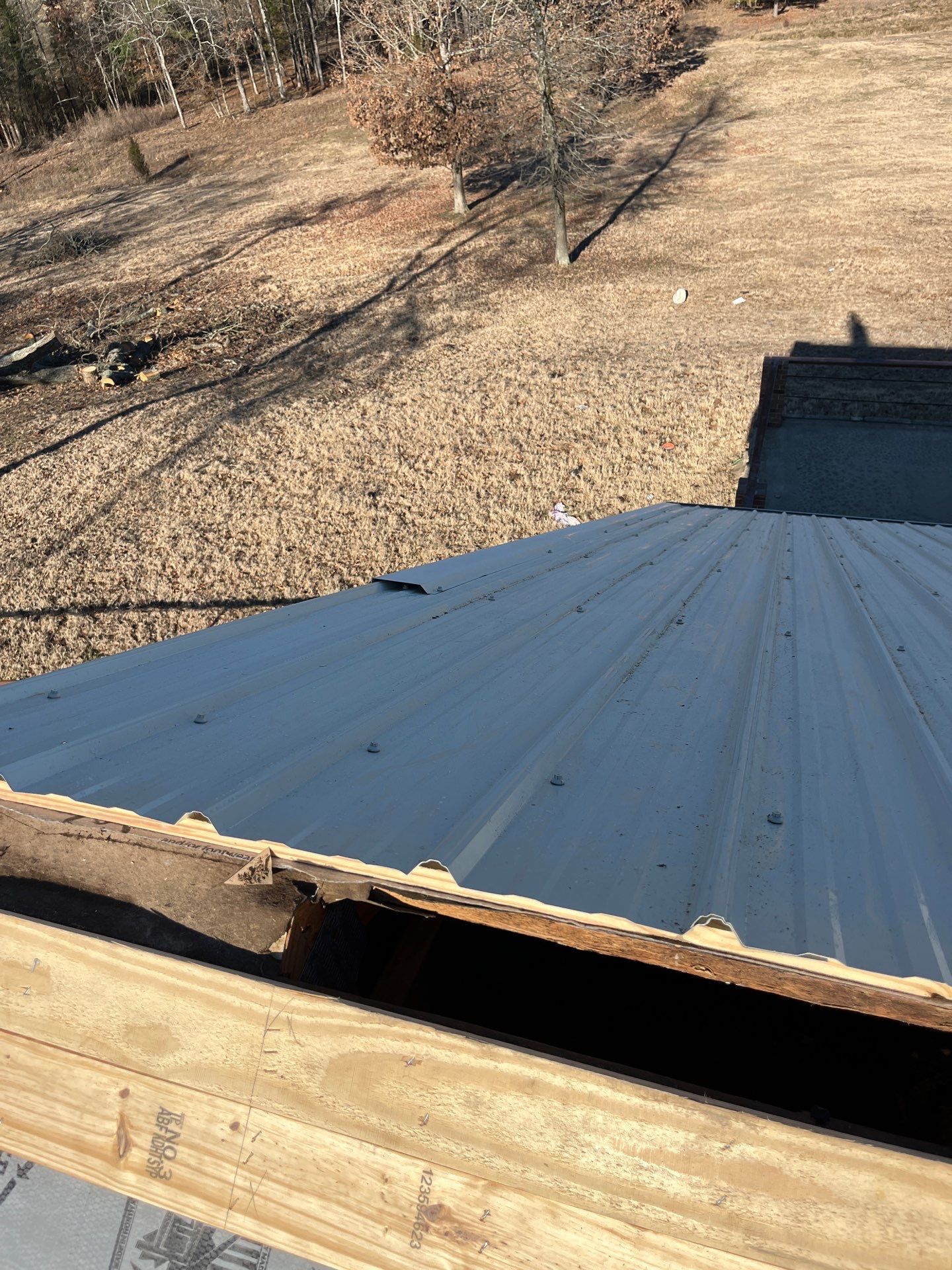 Residential Metal Roof Replacement using Reed's Metals: 26 GA. Colored Residential Metal Panels (Ivory) by Hostetler Roofing
