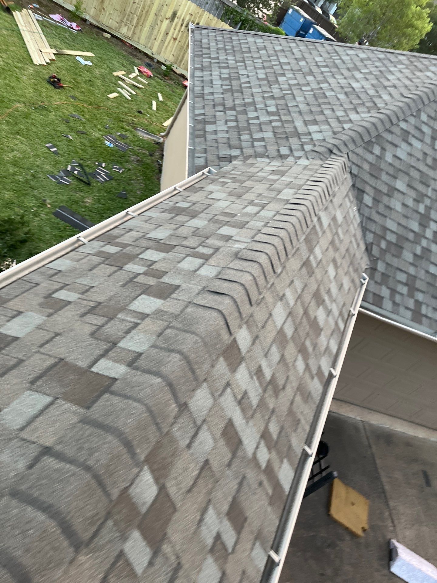 Residential Roofing Installation using Owen's Corning Duration (Lifetime) Shingles by Roof Repair Company
