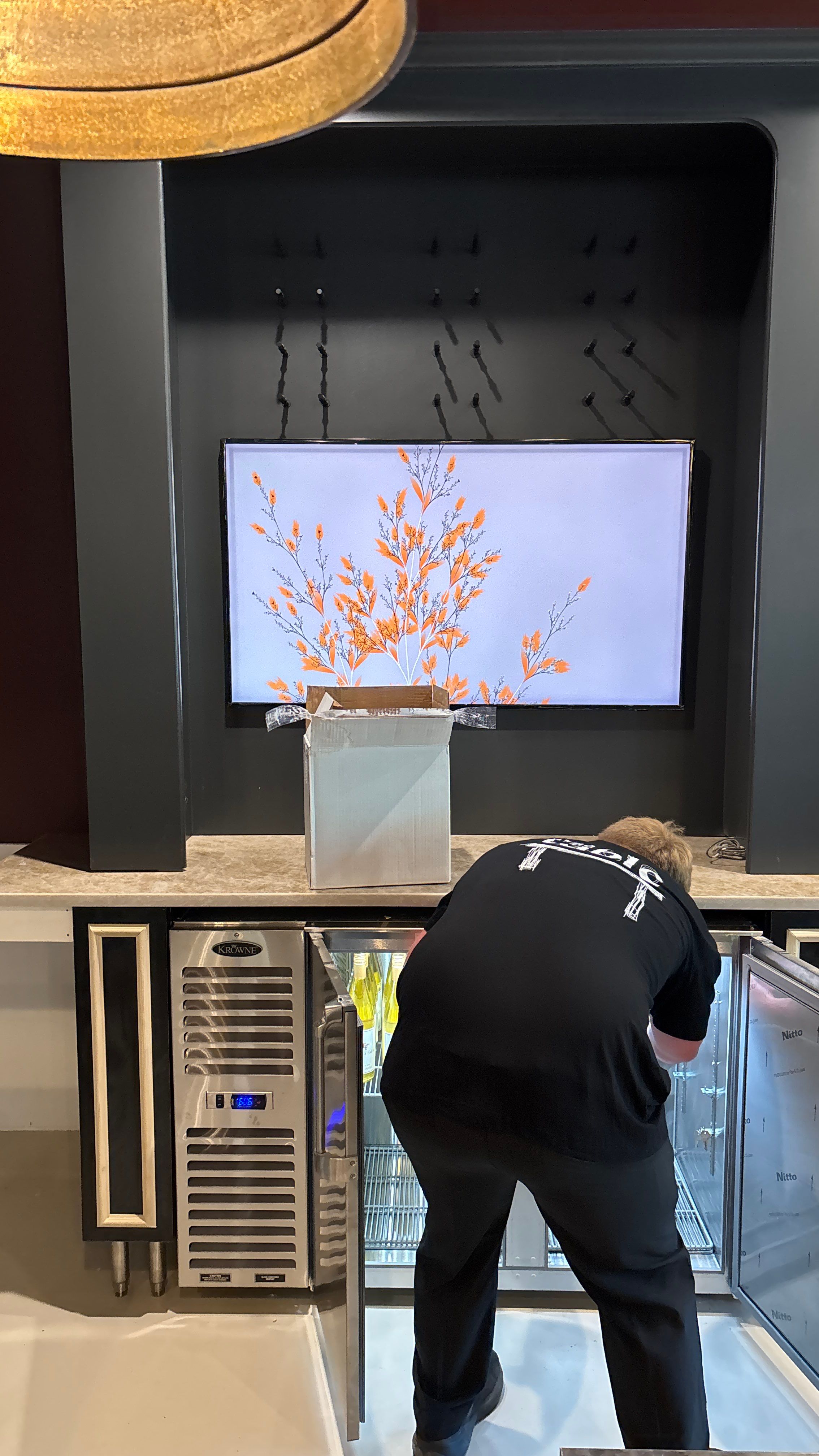 Upscale Winebar AV/CCTV/Card Access install by AVSi