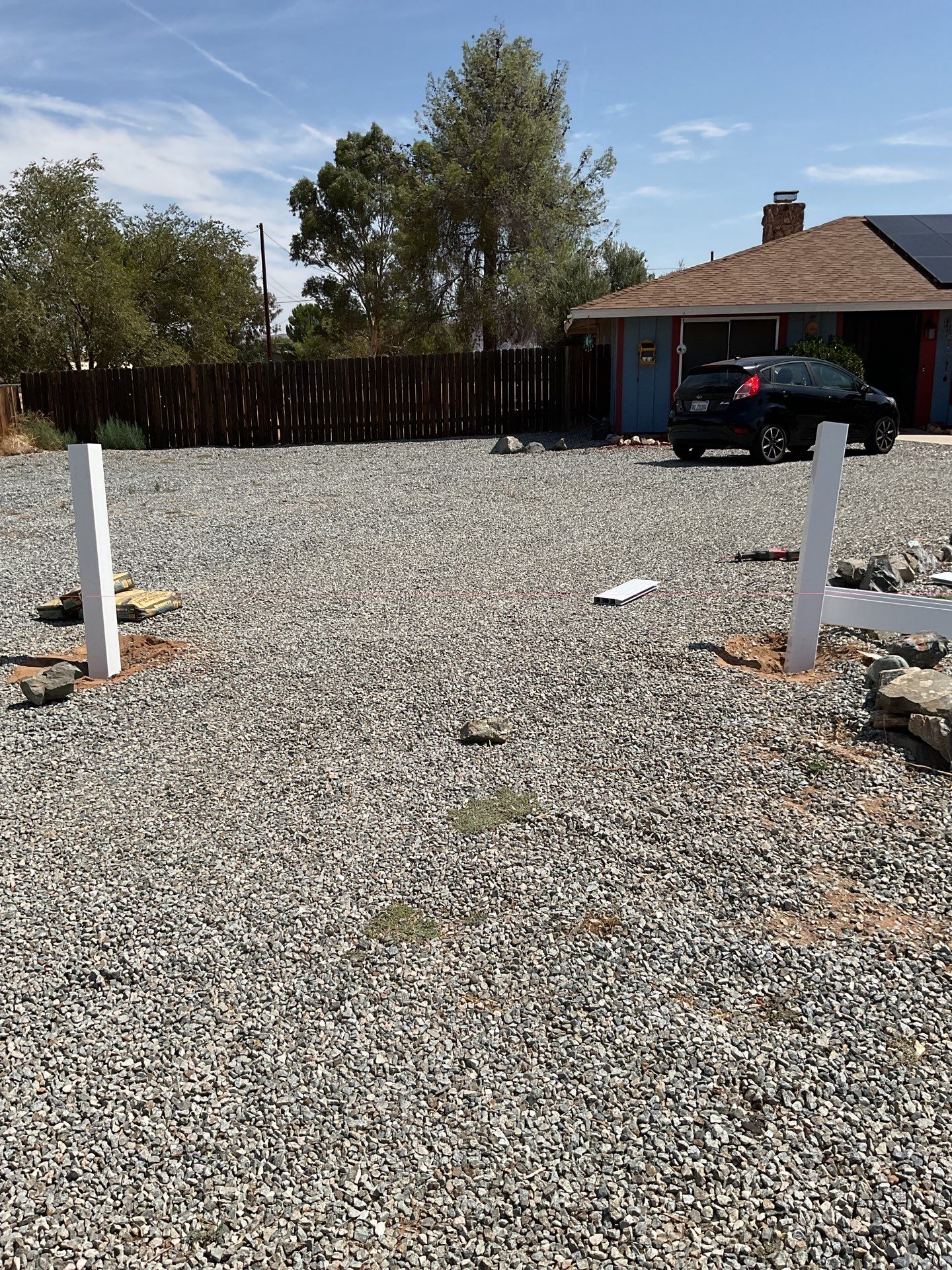Fence Installation using Vinyl by Fence Guys Inc. 