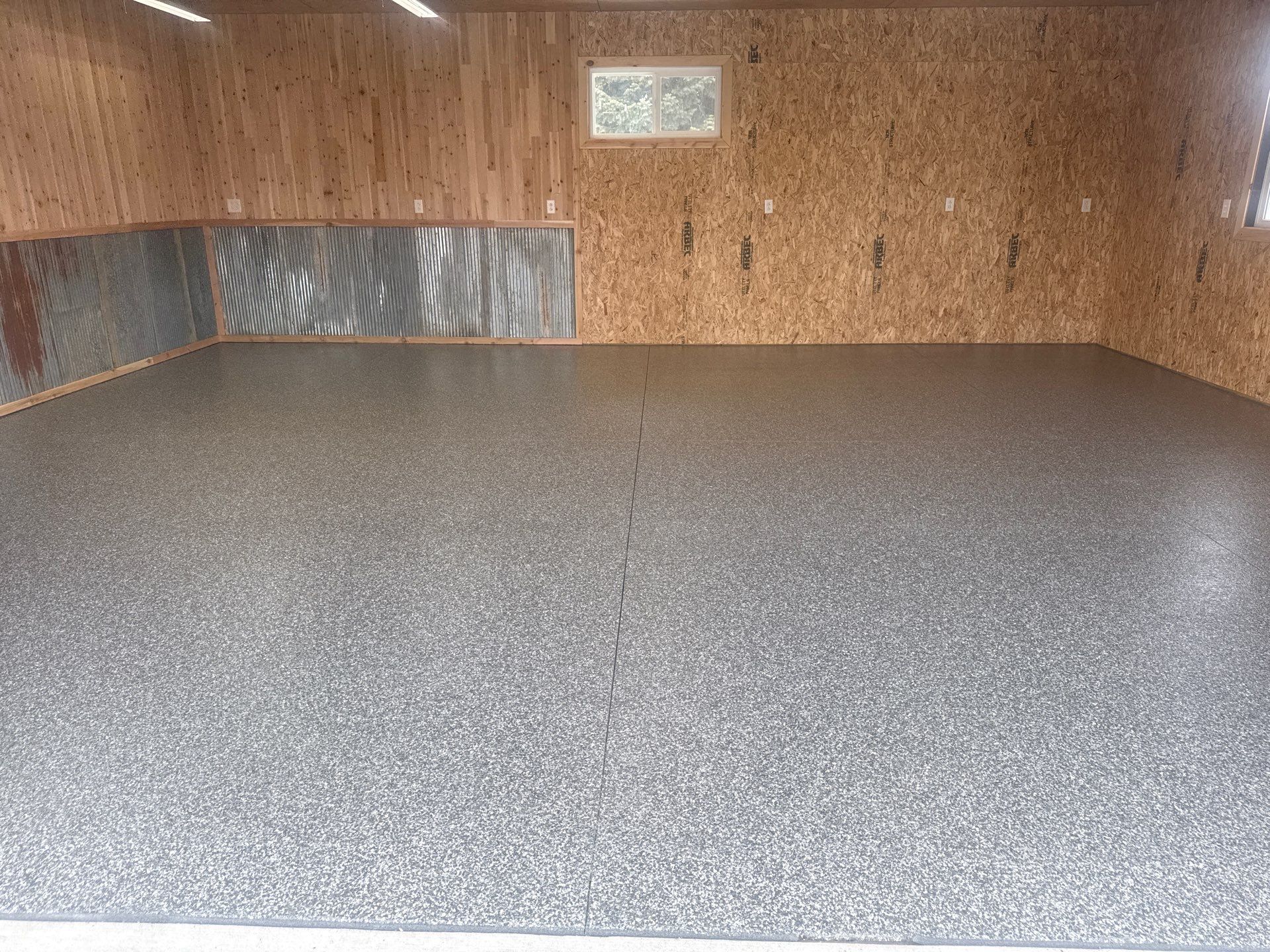 Silvercreek Flake on this Beautiful Transformation by Revival Concrete Coatings