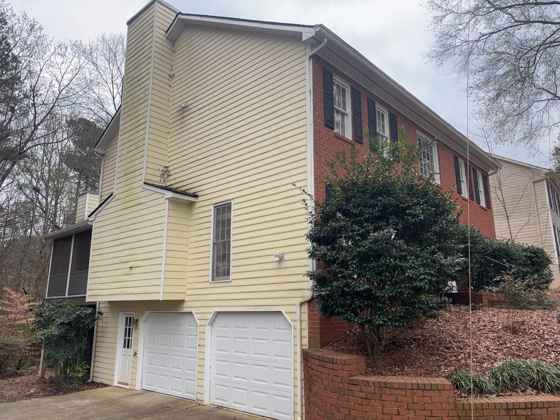 Partial Siding Installation using James Hardie HZ10 Lap Siding in Roswell, GA by Nelson Exteriors 