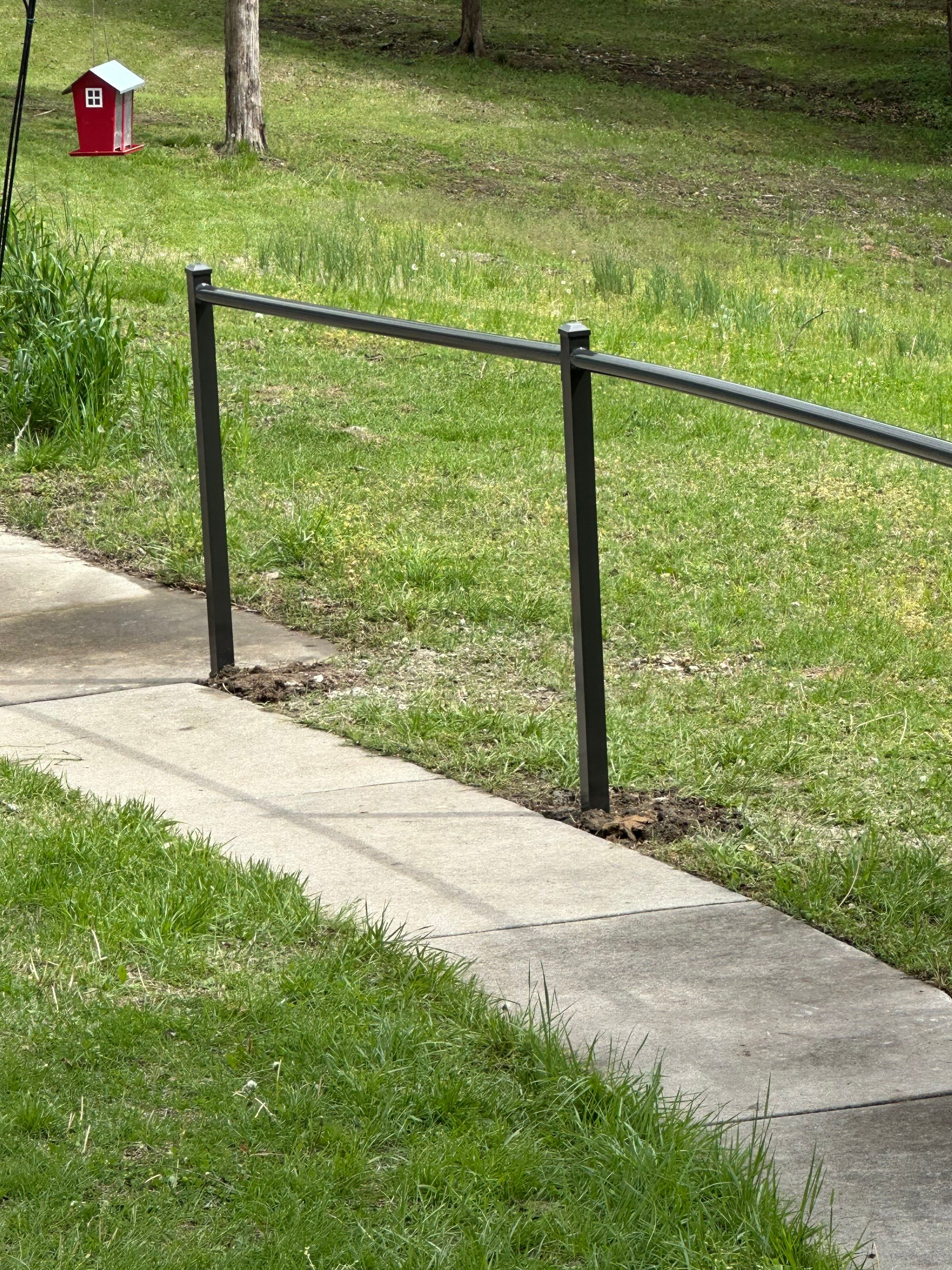 Custom 42" Round Grip Railing by Edge Rail And Screen