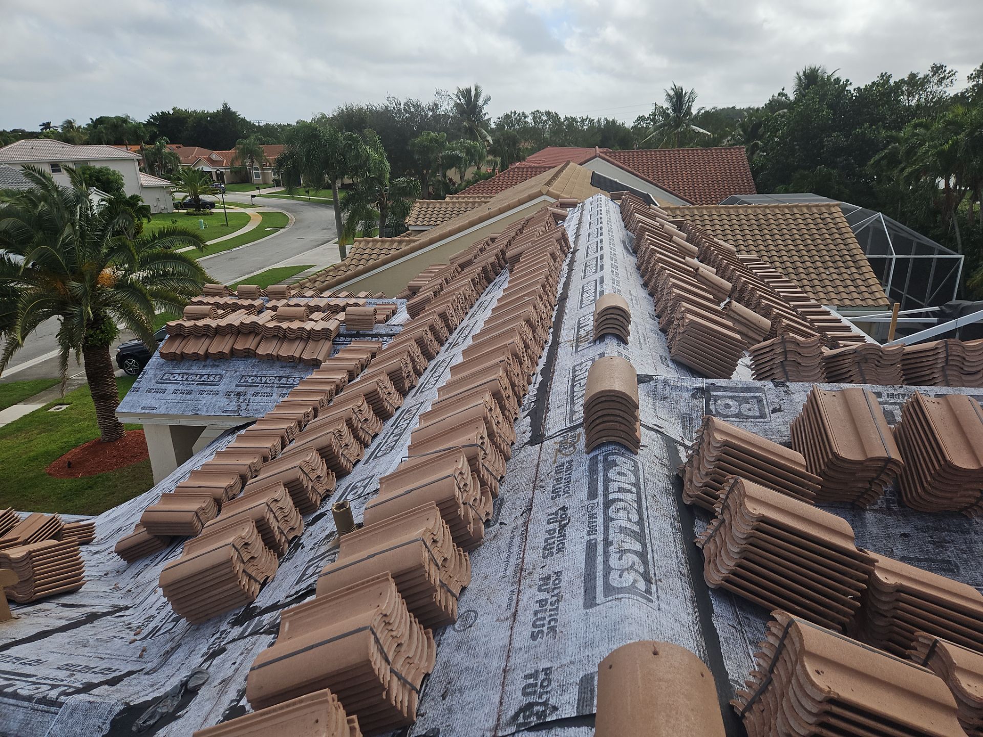 Residential Roofing Installation using Eagle Roofing Tile by BLUES BROTHERS ROOFING