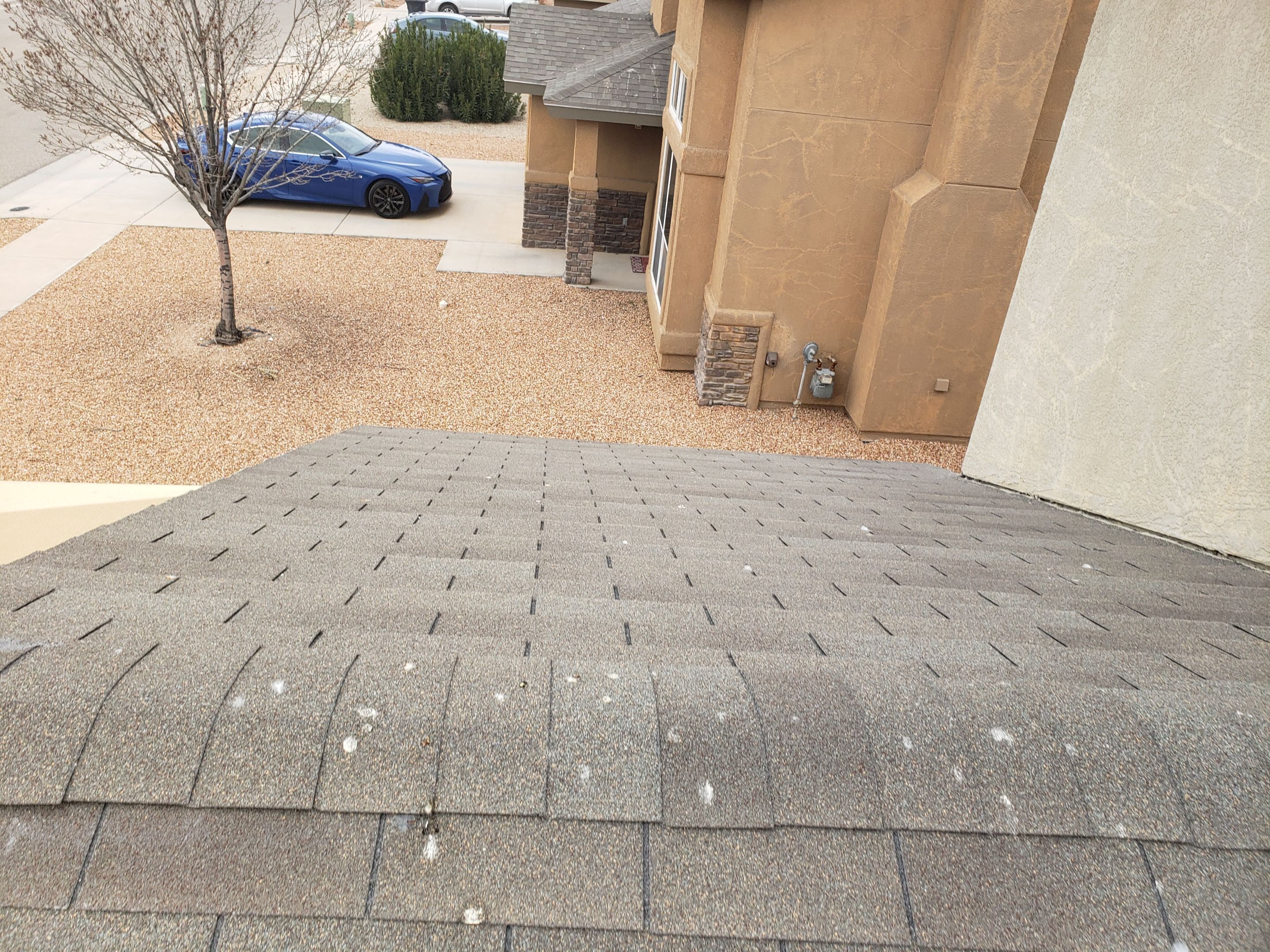 Shingle roof restoration by SPF Services 
