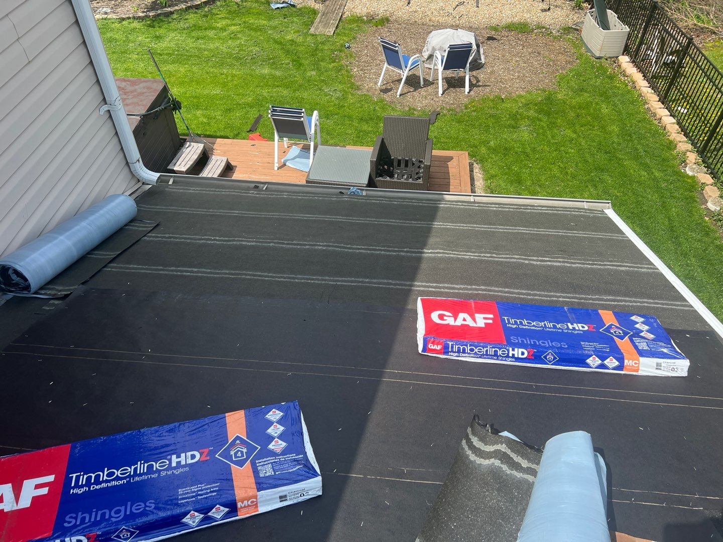 Residential Roofing Installation using GAF Timberline HDZ by Pro Home Services Inc