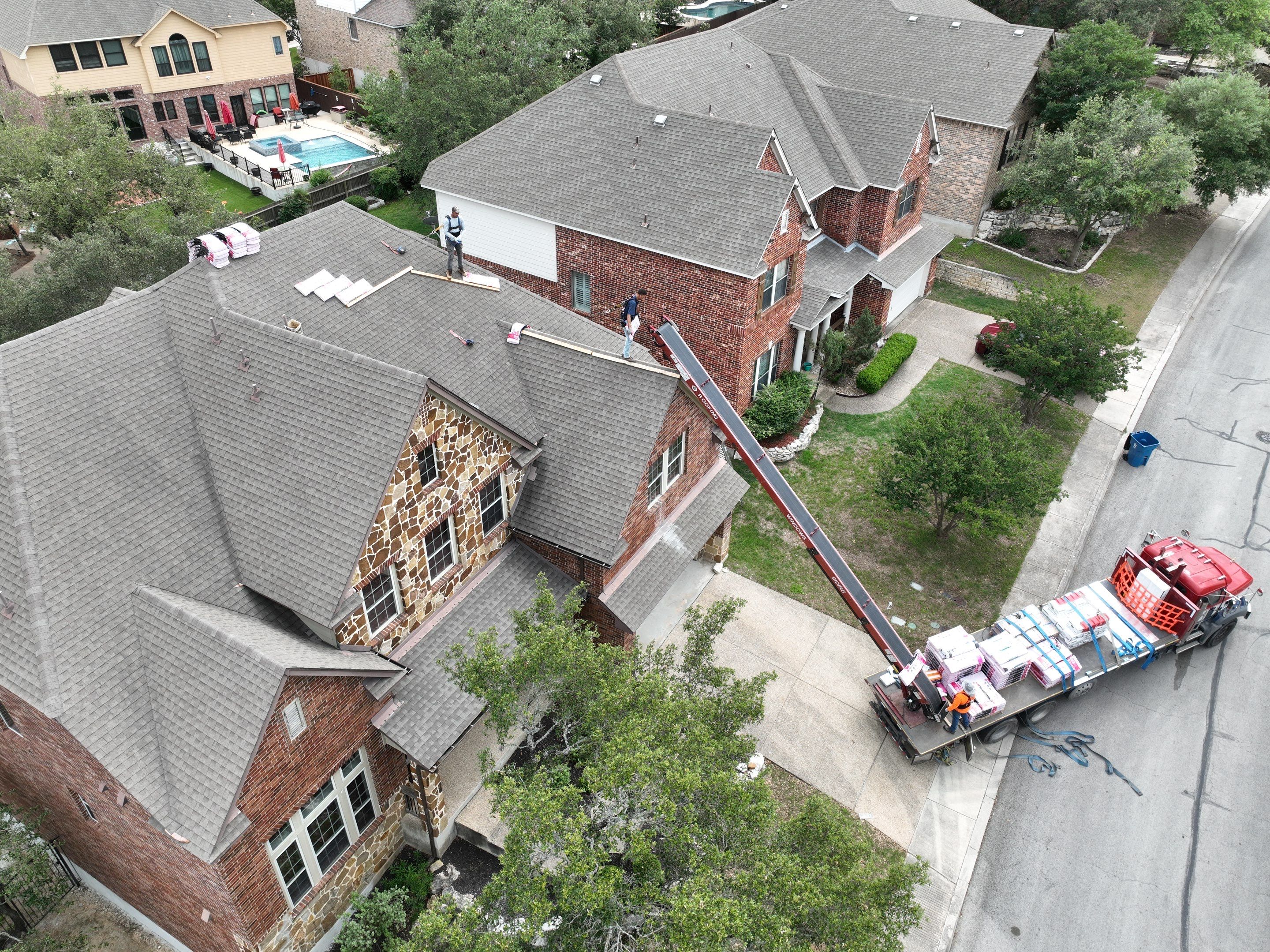 Residential Roof Replacement using Owens Corning 30 year Architectural Shingles by Premier Roofing and Contracting