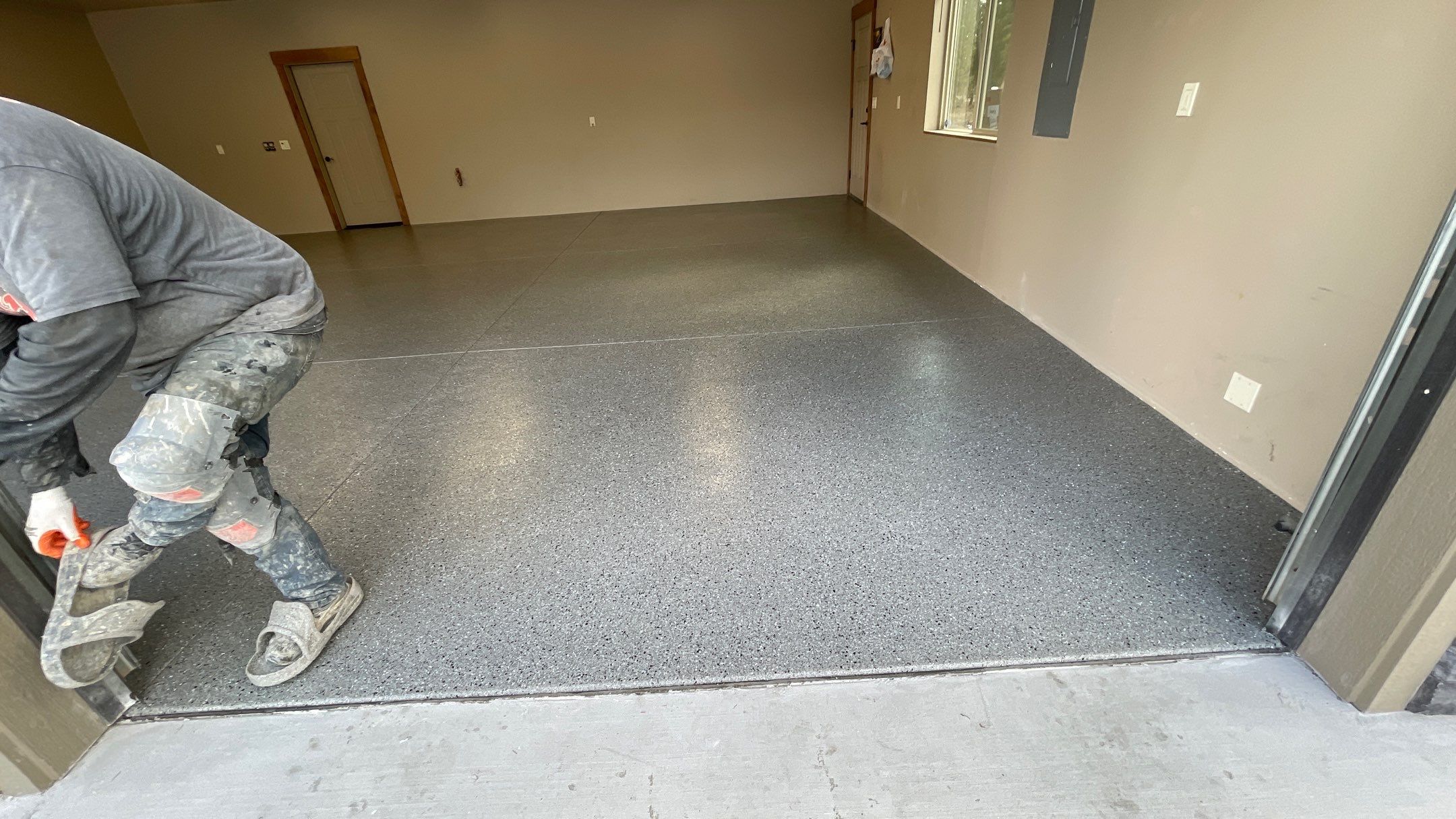 Patio Transformation using Slate Hybrid by Croc Coatings, LLC